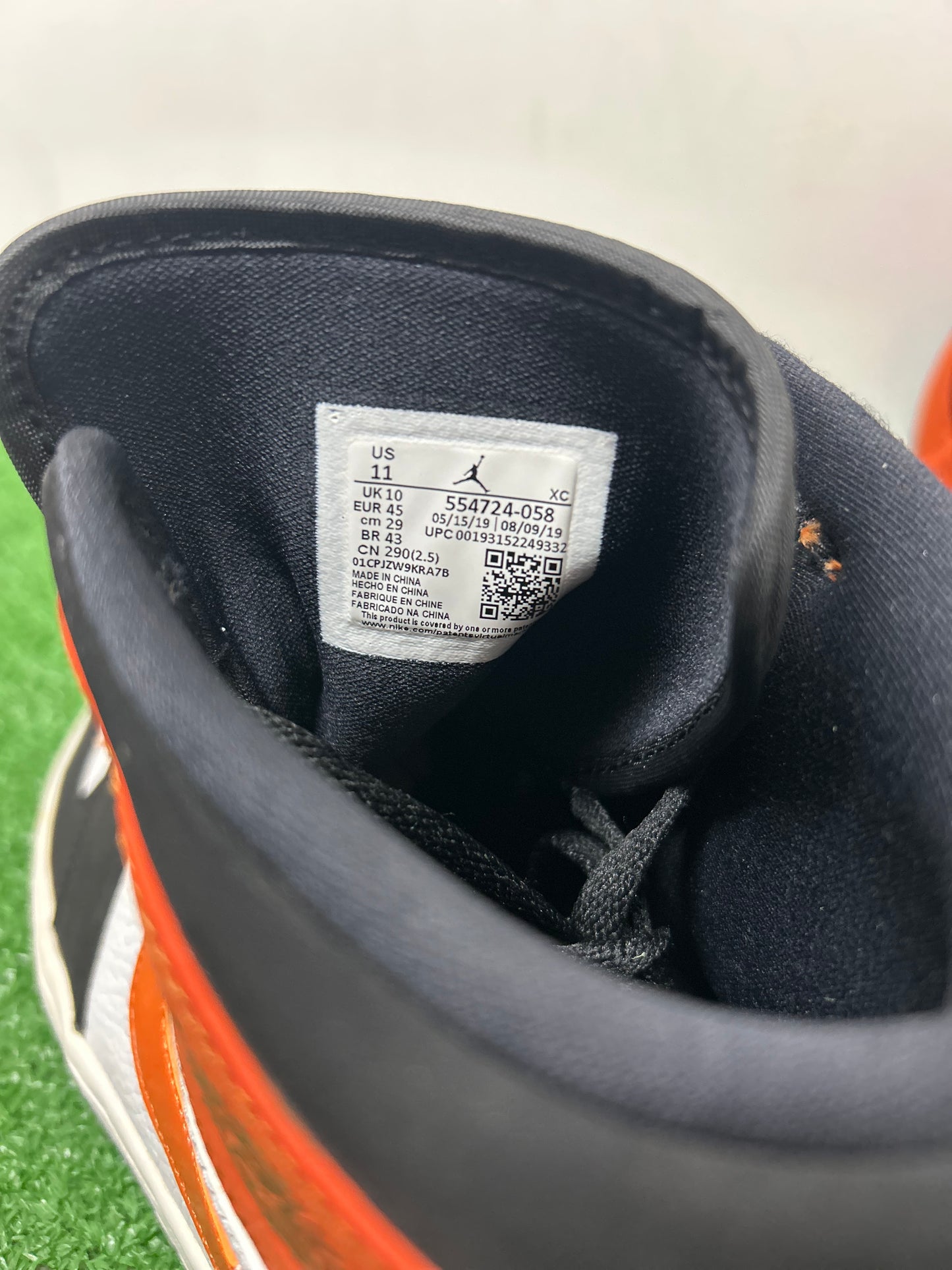 Air Jordan 1 Mid Starfish Size 11 Men Shoes