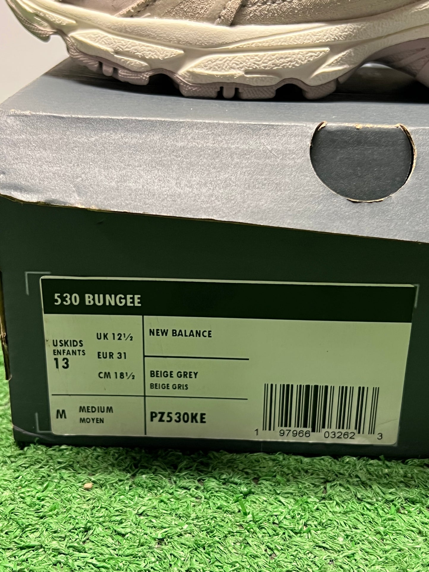 Kids New Balance 530 Moonbeam Size 13c Brand New