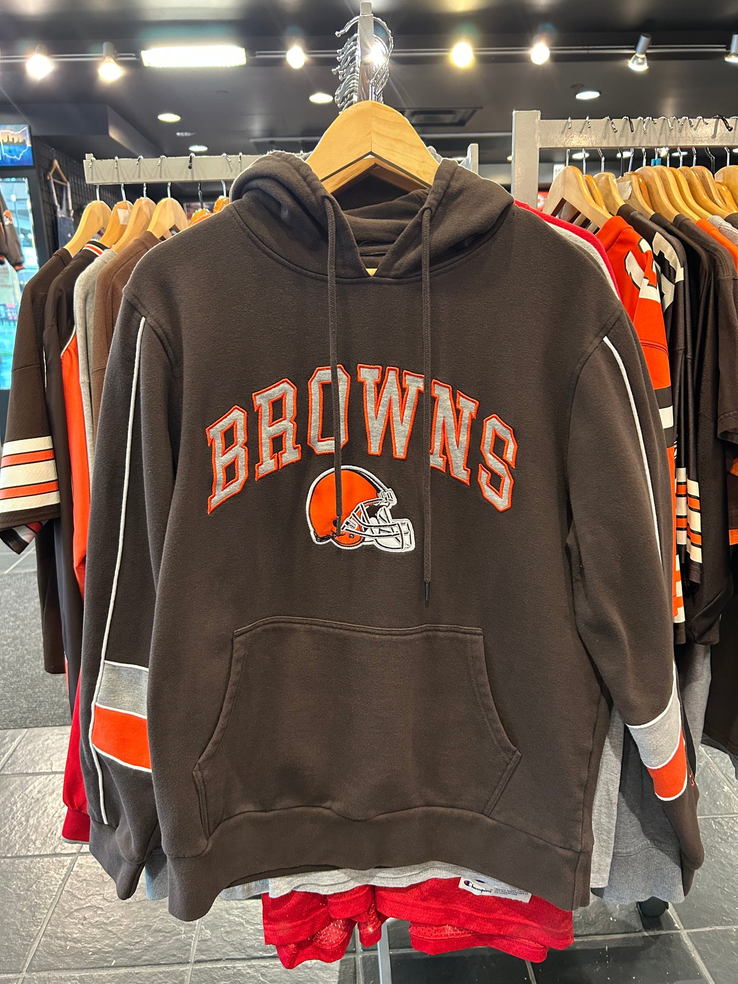 Starter Browns Hoodie size Medium