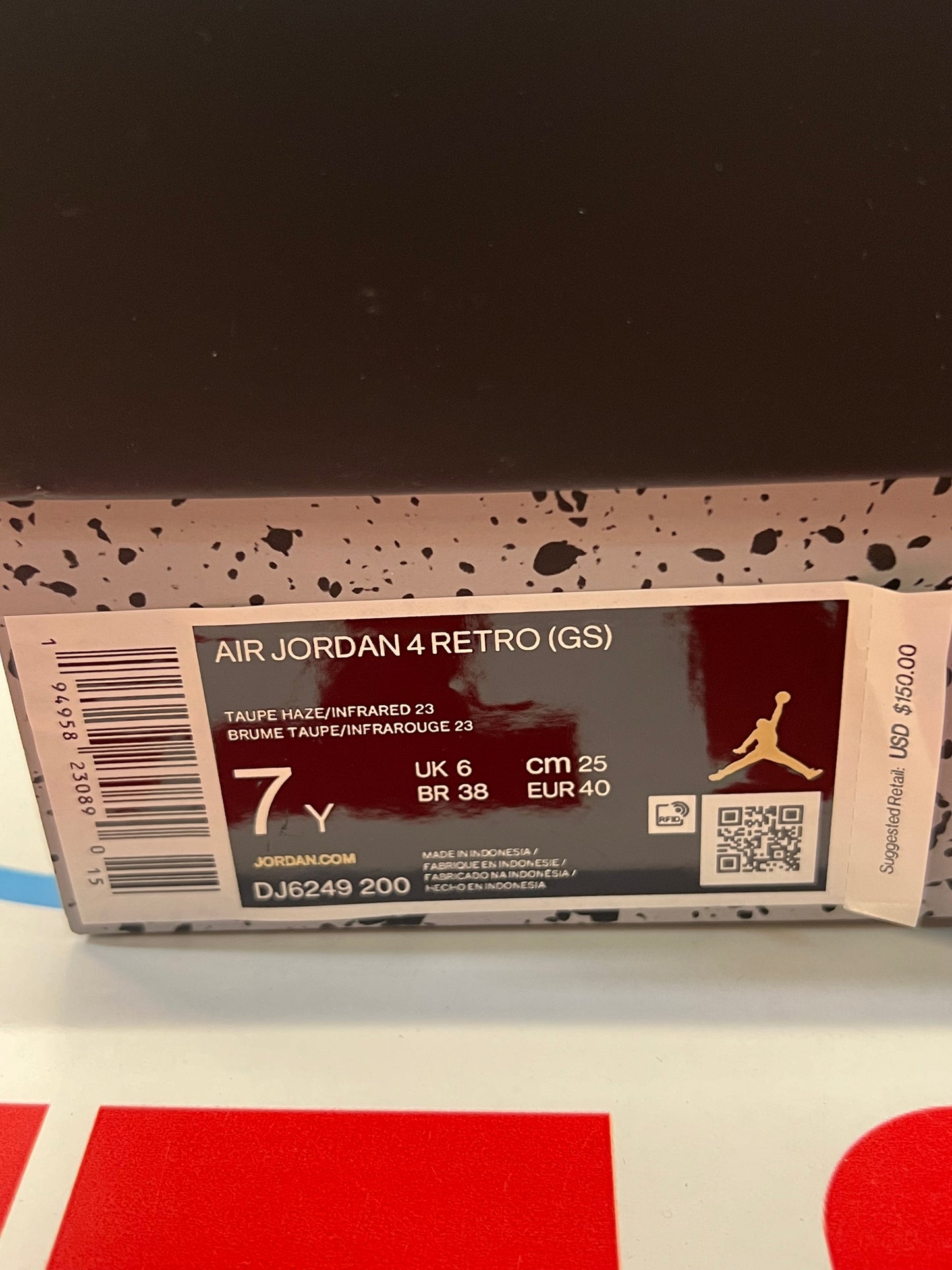 Gradeschool Air Jordan 4 Taupe Haze Brand New