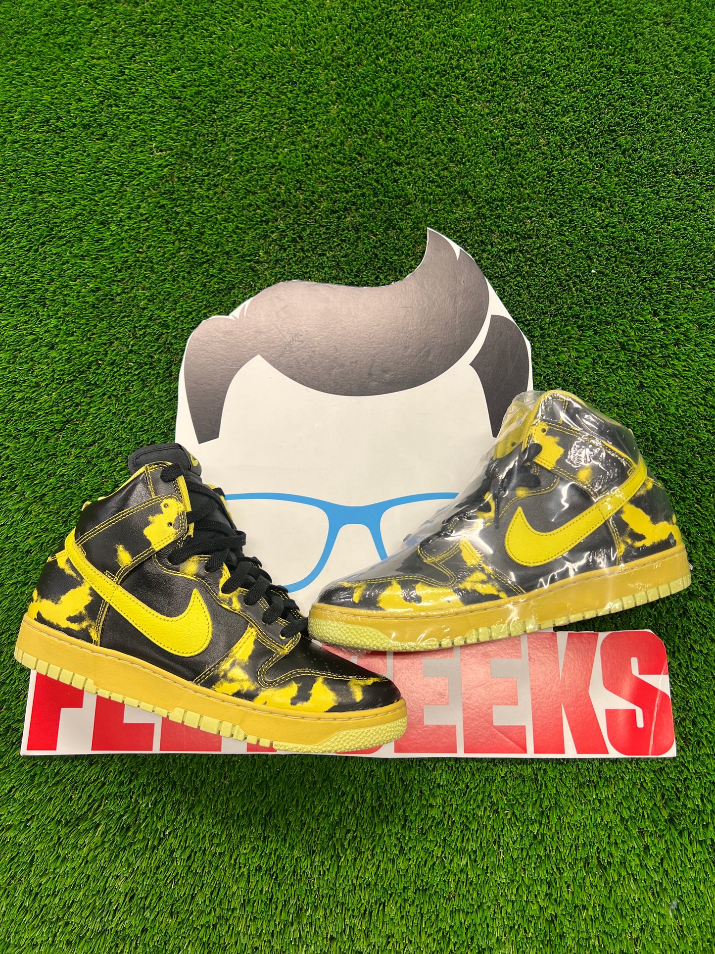Men’s Nike Dunk Yellow High Acid Wash Brand New