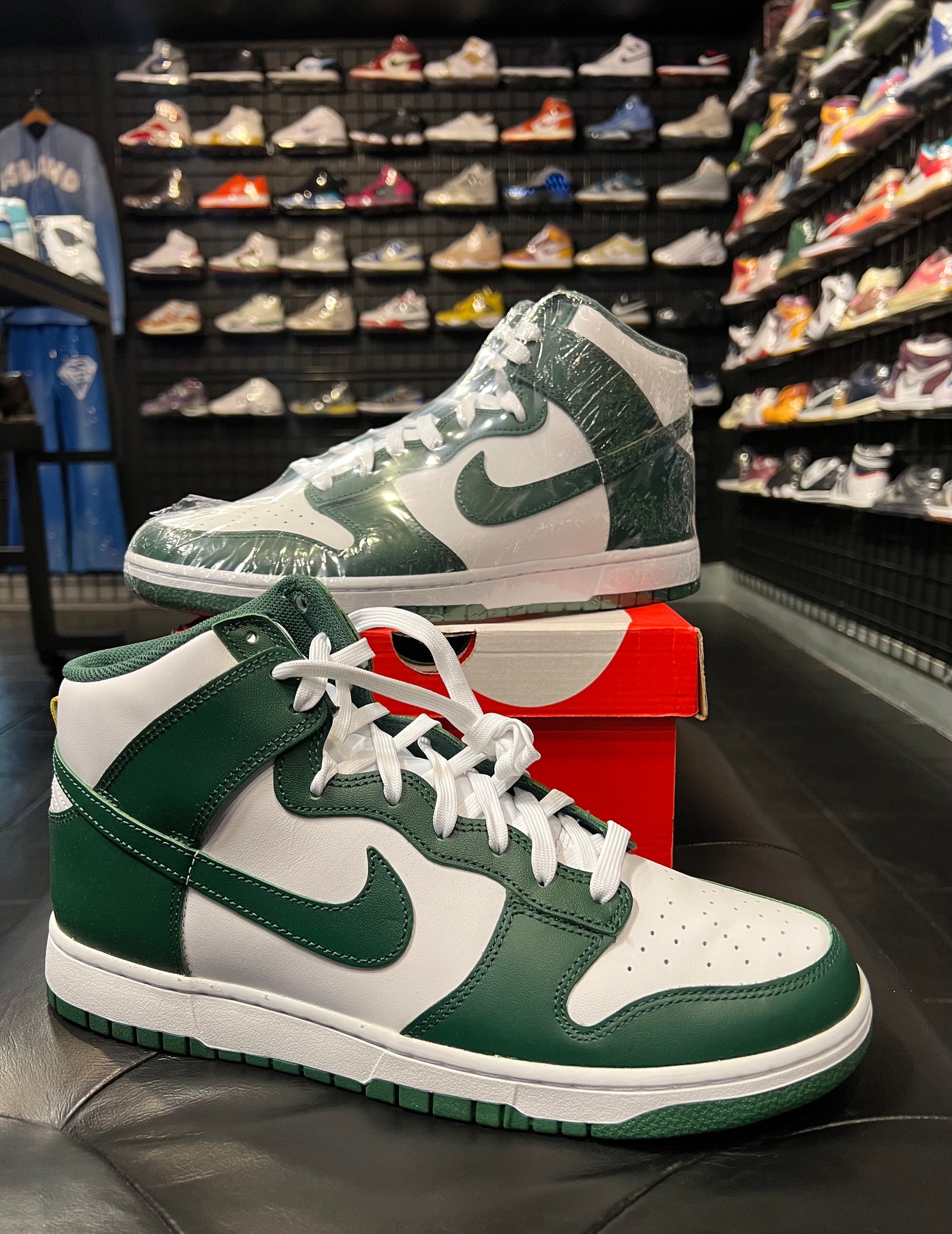 Nike Dunk High Navy Green Brand New