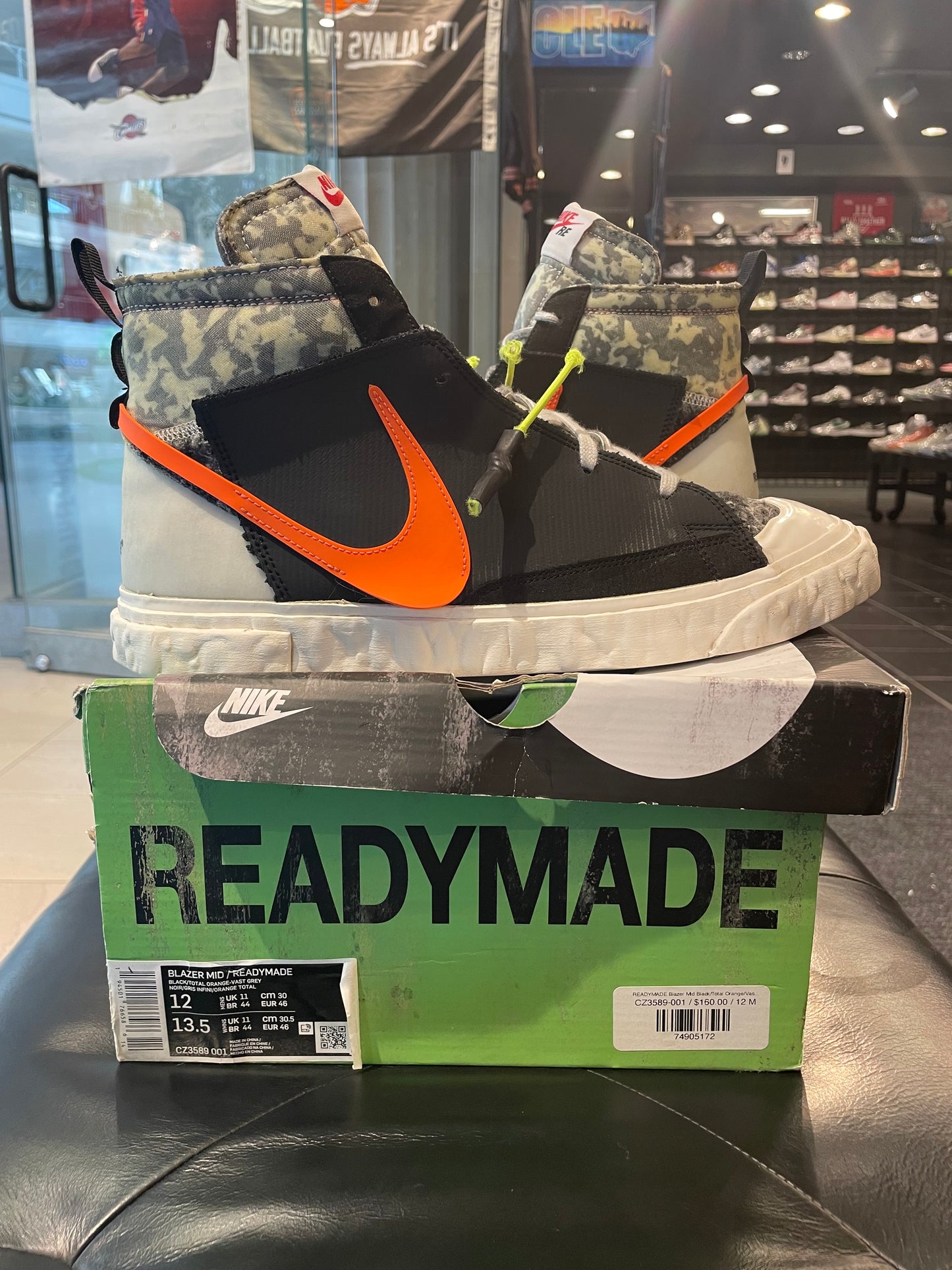 Men’s Nike Blazer Mid Ready Made Size 12