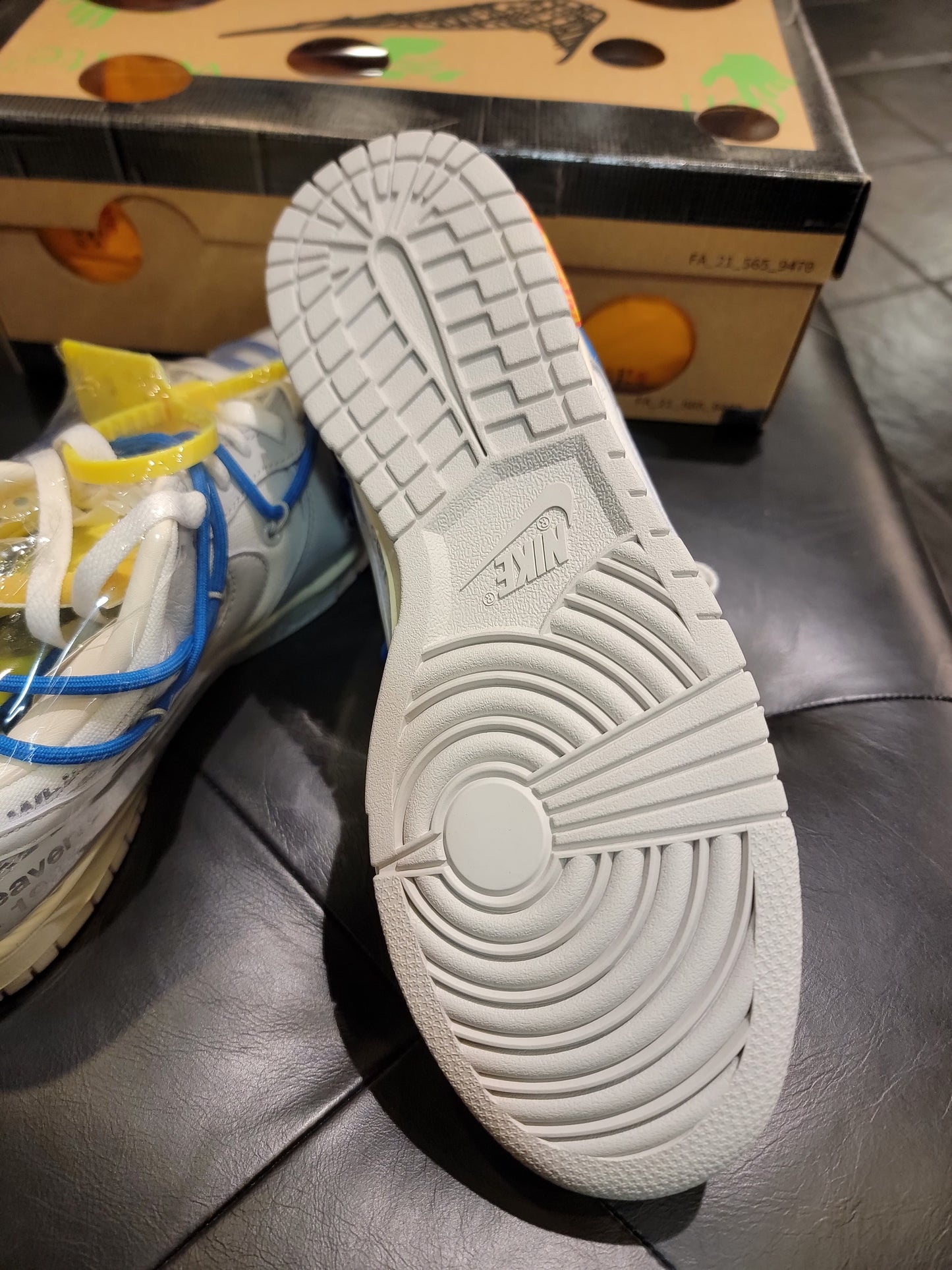 Nike Dunk Low Off White Lot 10 Size 8 Men Shoes