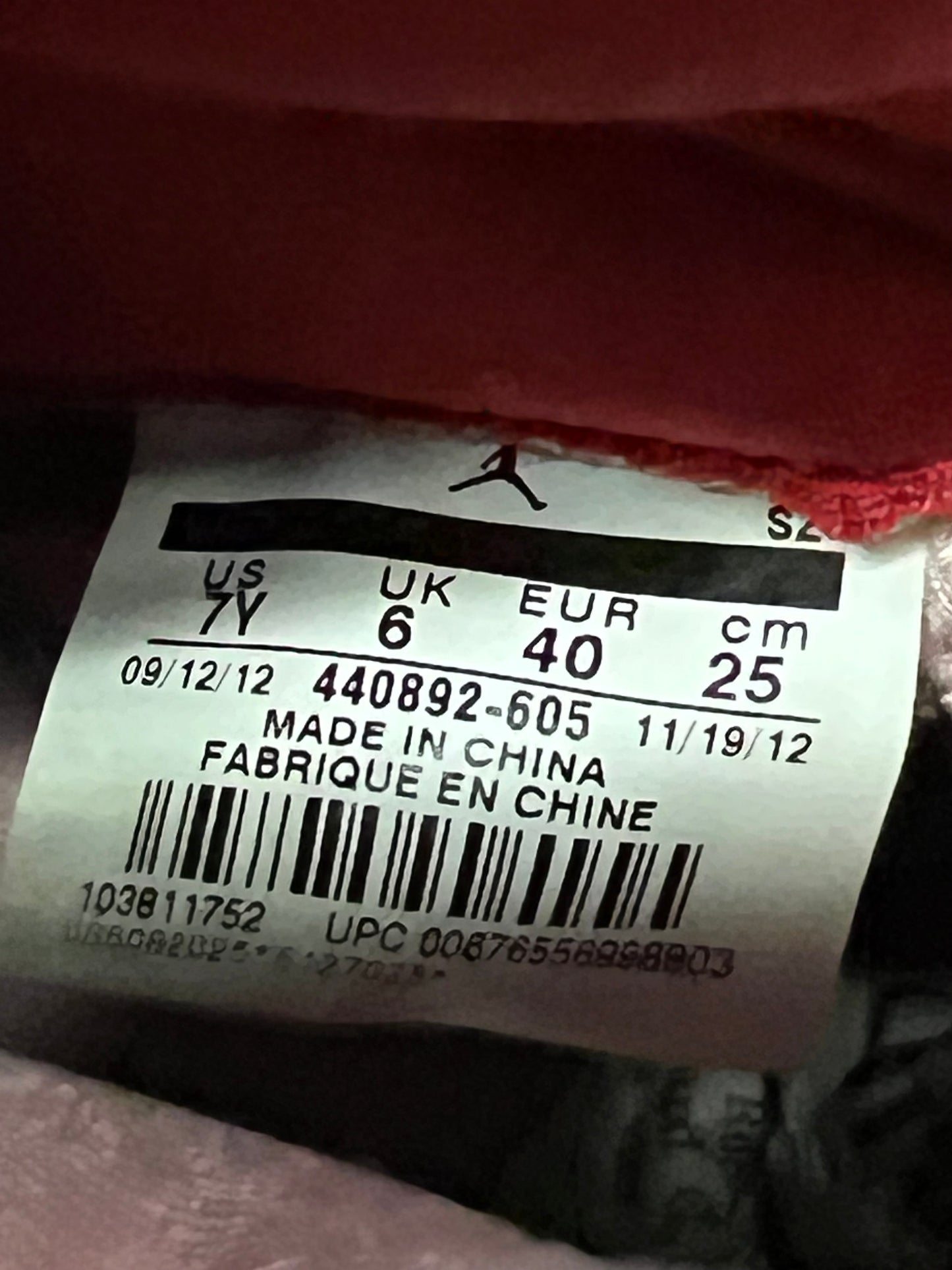 Gradeschool Air Jordan 5 Valentines Day Size 7