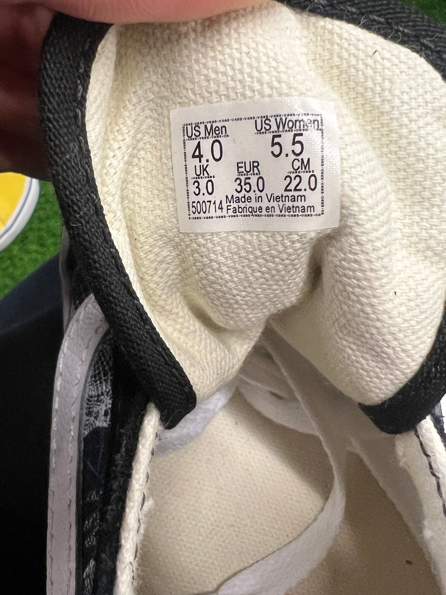 Kids Vans Low Stitch Brand New