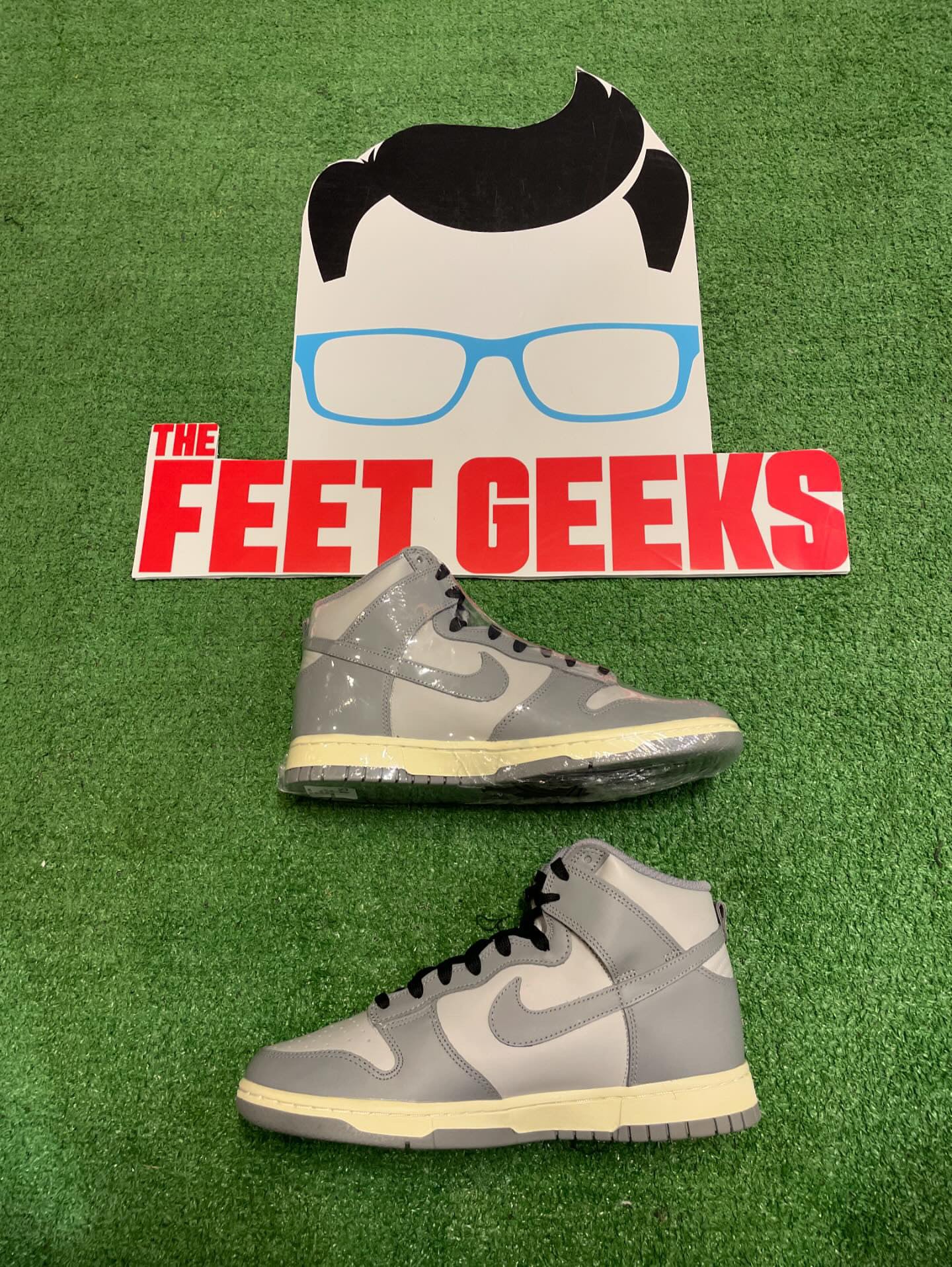 Women’s Nike Dunk High Football Grey Brand New