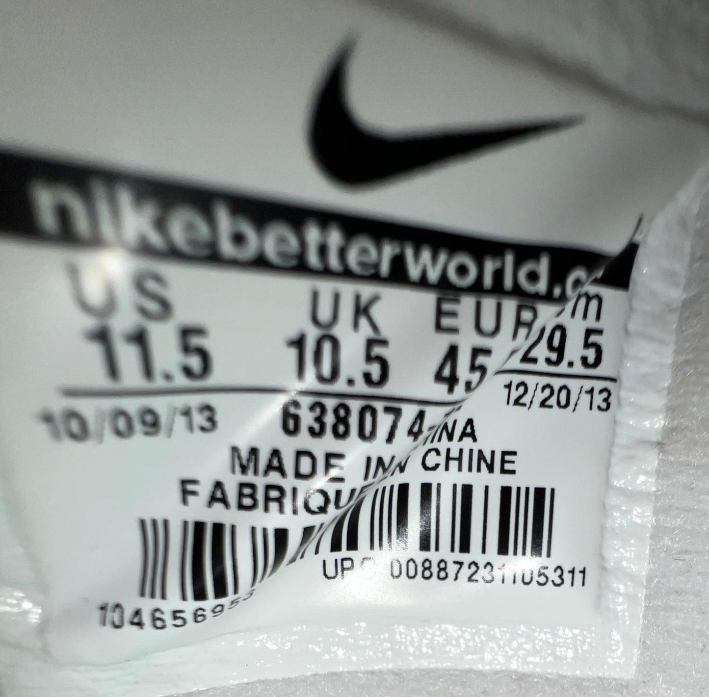 Men’s Nike Air Trainer Bo Jackson Broken Bats