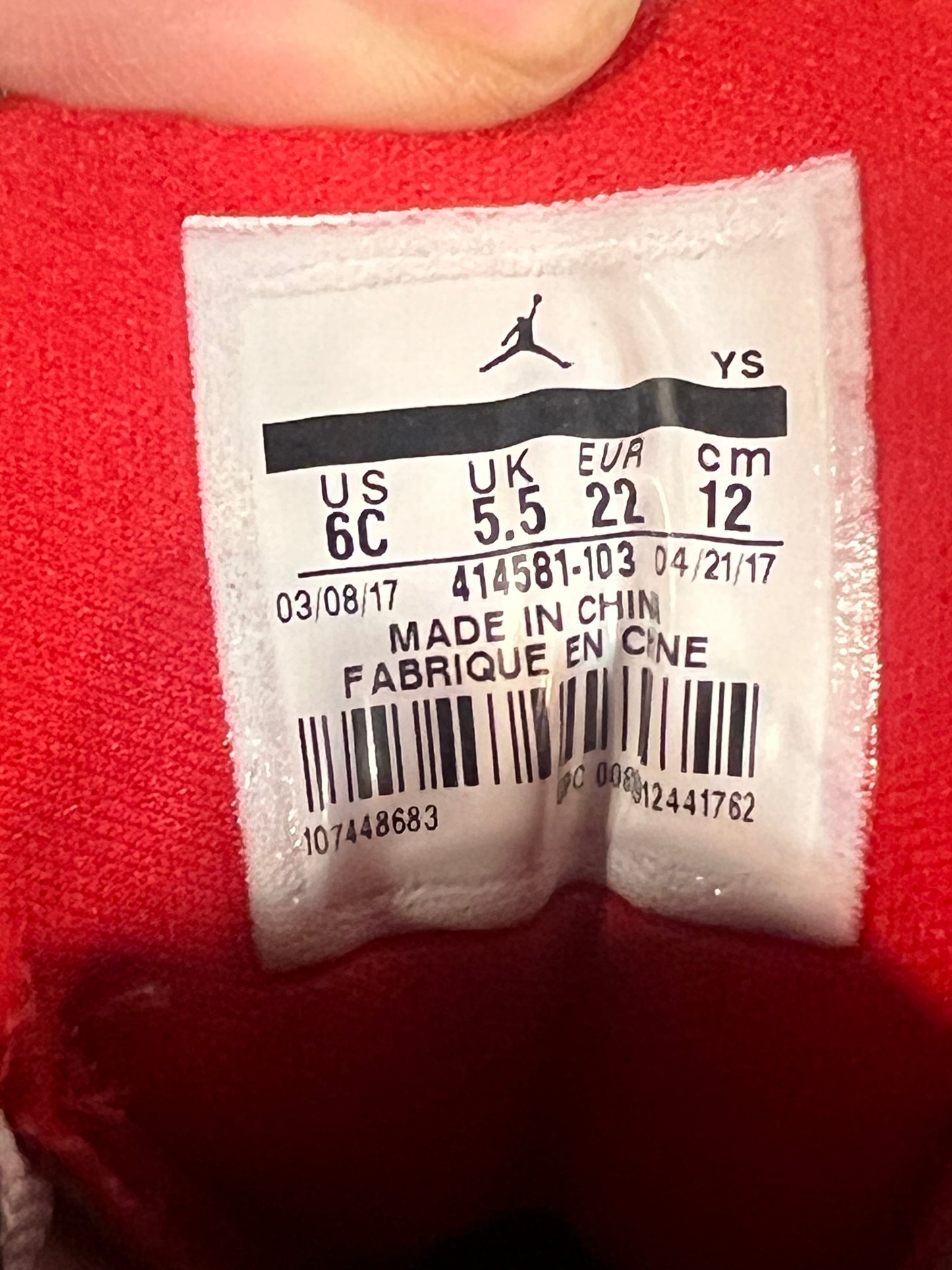 Kids Air Jordan 13 History of Flight Size 6c