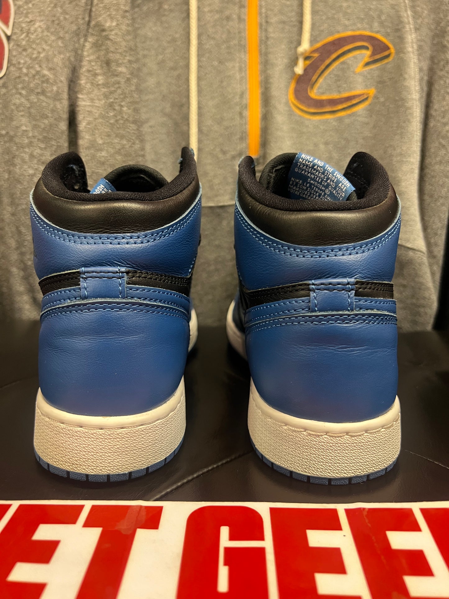 Gradeschool Air Jordan 1 Marine Blue Size 6y Pre-Owned