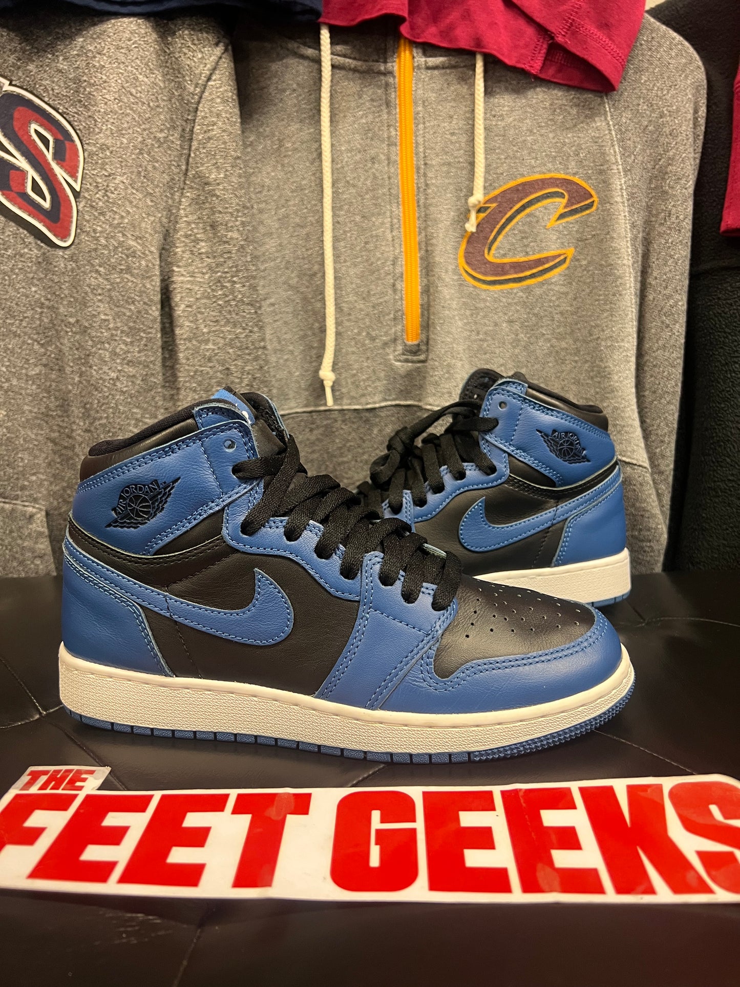 Gradeschool Air Jordan 1 Marine Blue Size 6y Pre-Owned