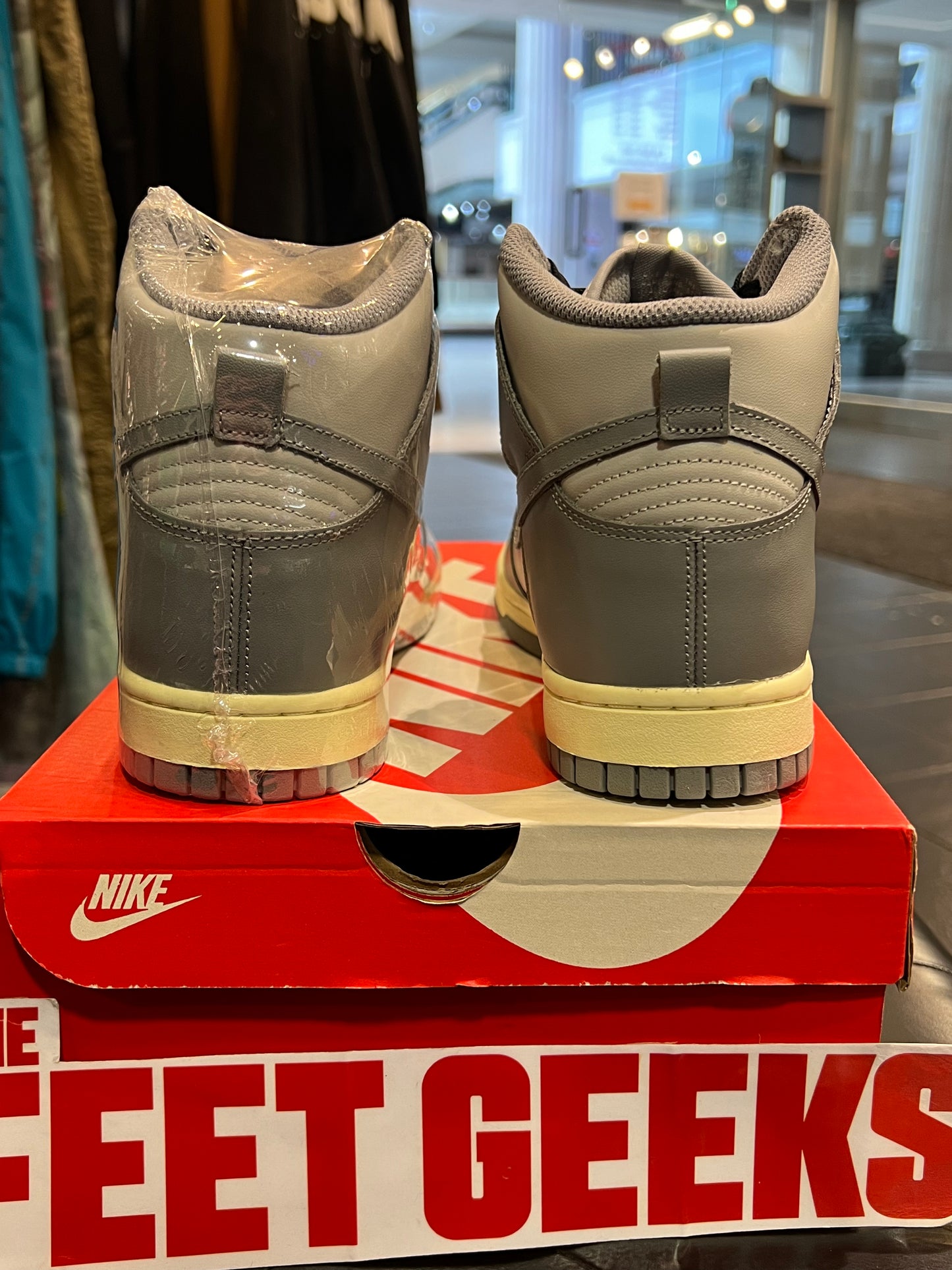 Women’s Nike Dunk High Grey Brand New