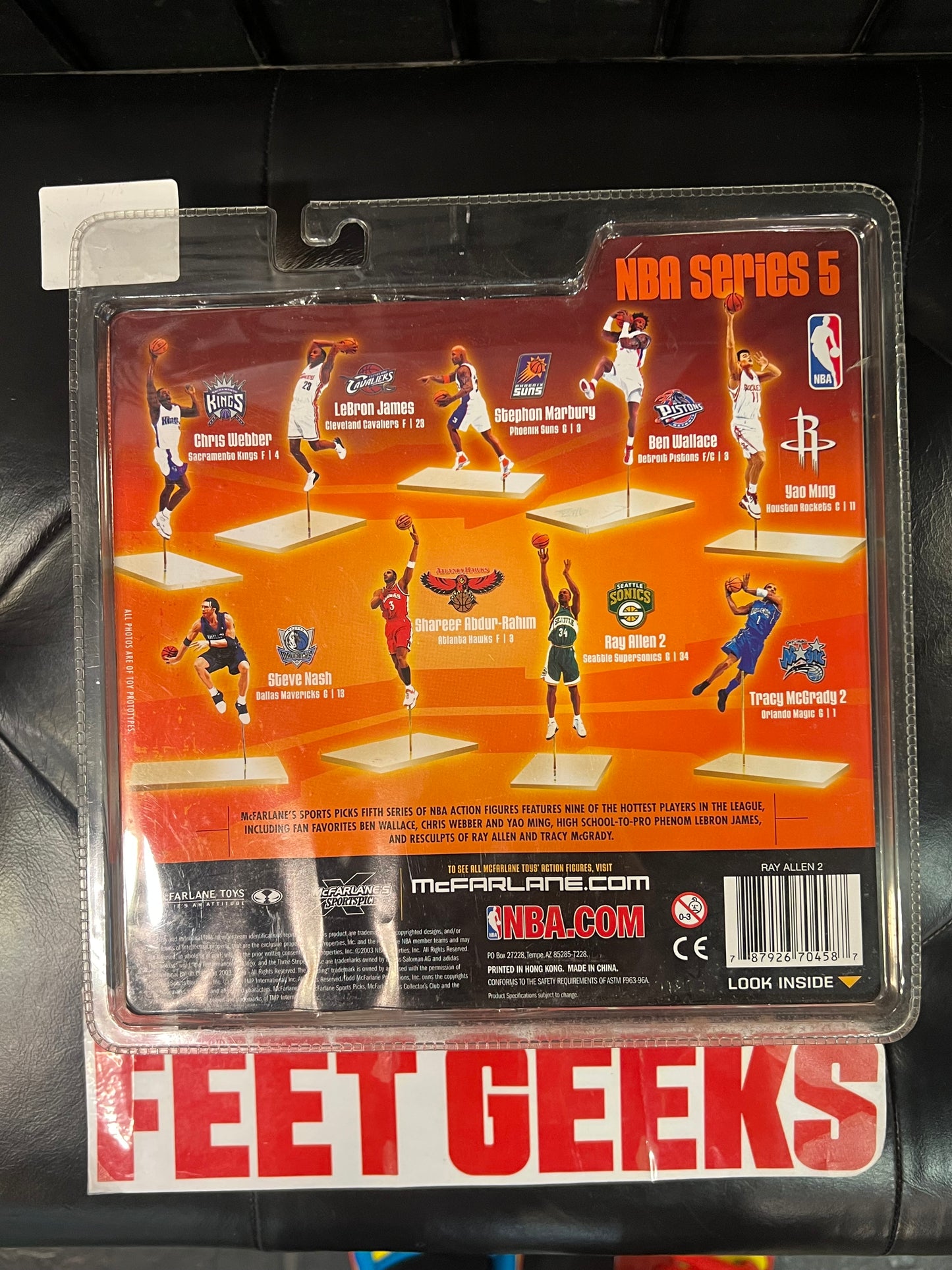 Seattle SuperSonics Ray Allen Toy Brand New