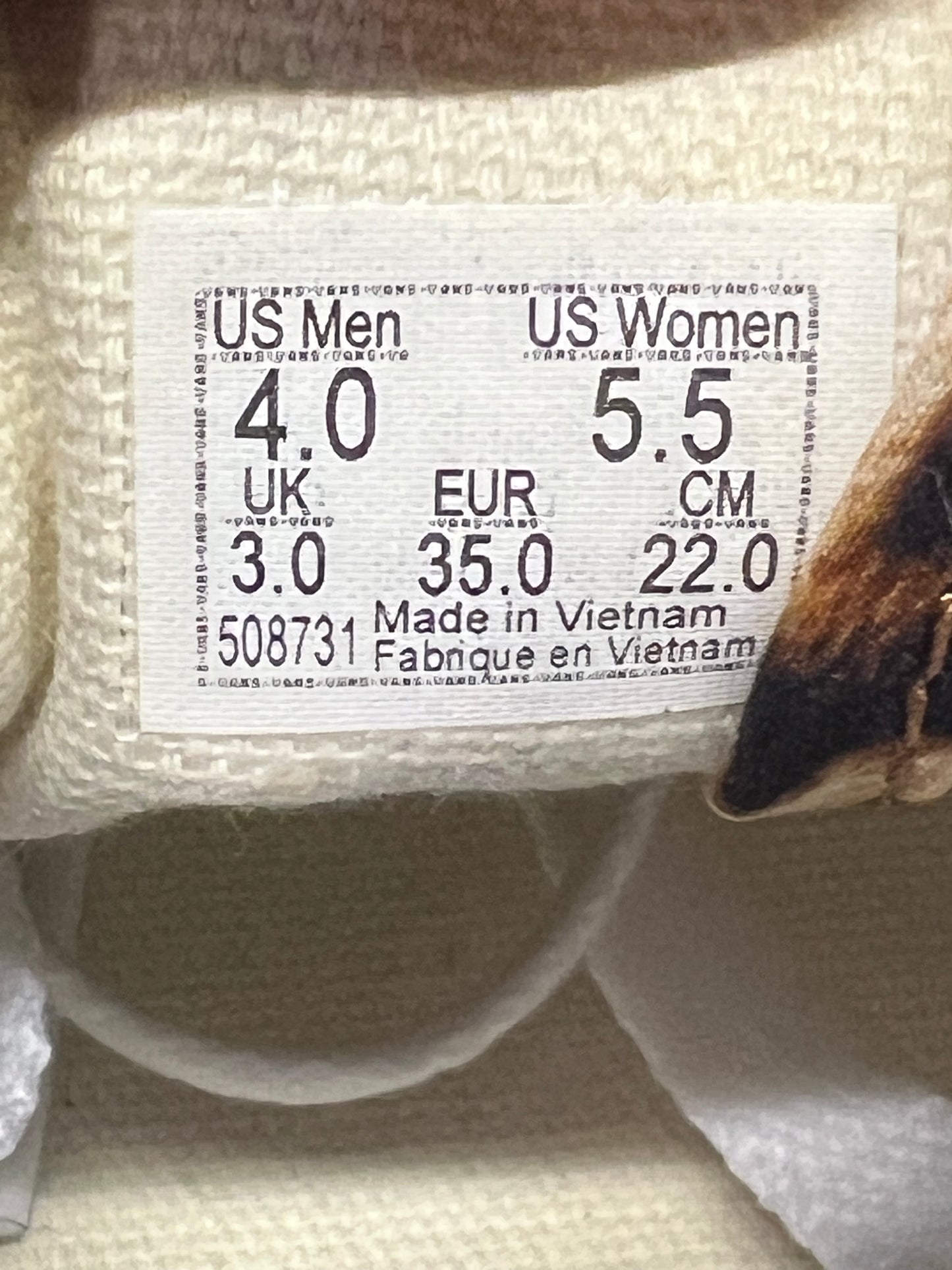 Kids Vans Low Cheetah Brand New