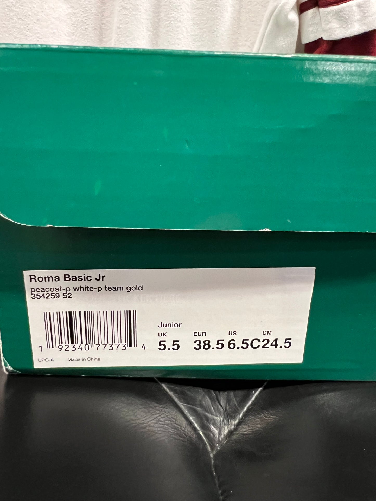 Gradeschool Puma Roma Size 6.5y