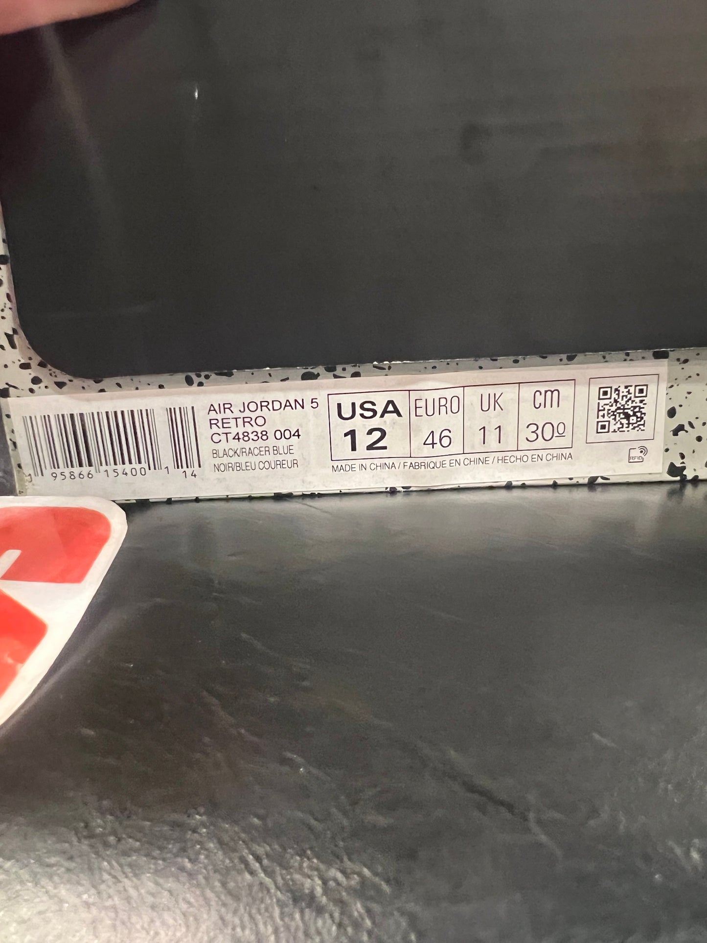 Men’s Air Jordan 5 Racer Blue Size 12