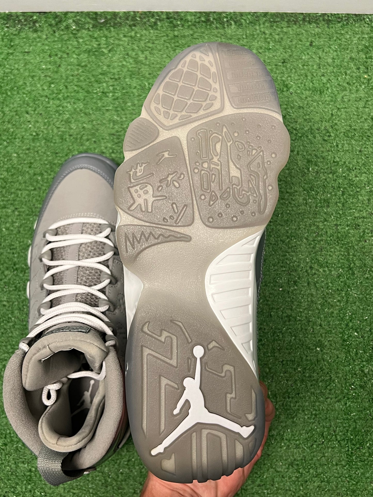 Men’s Air Jordan 9 Cool Grey Size 9