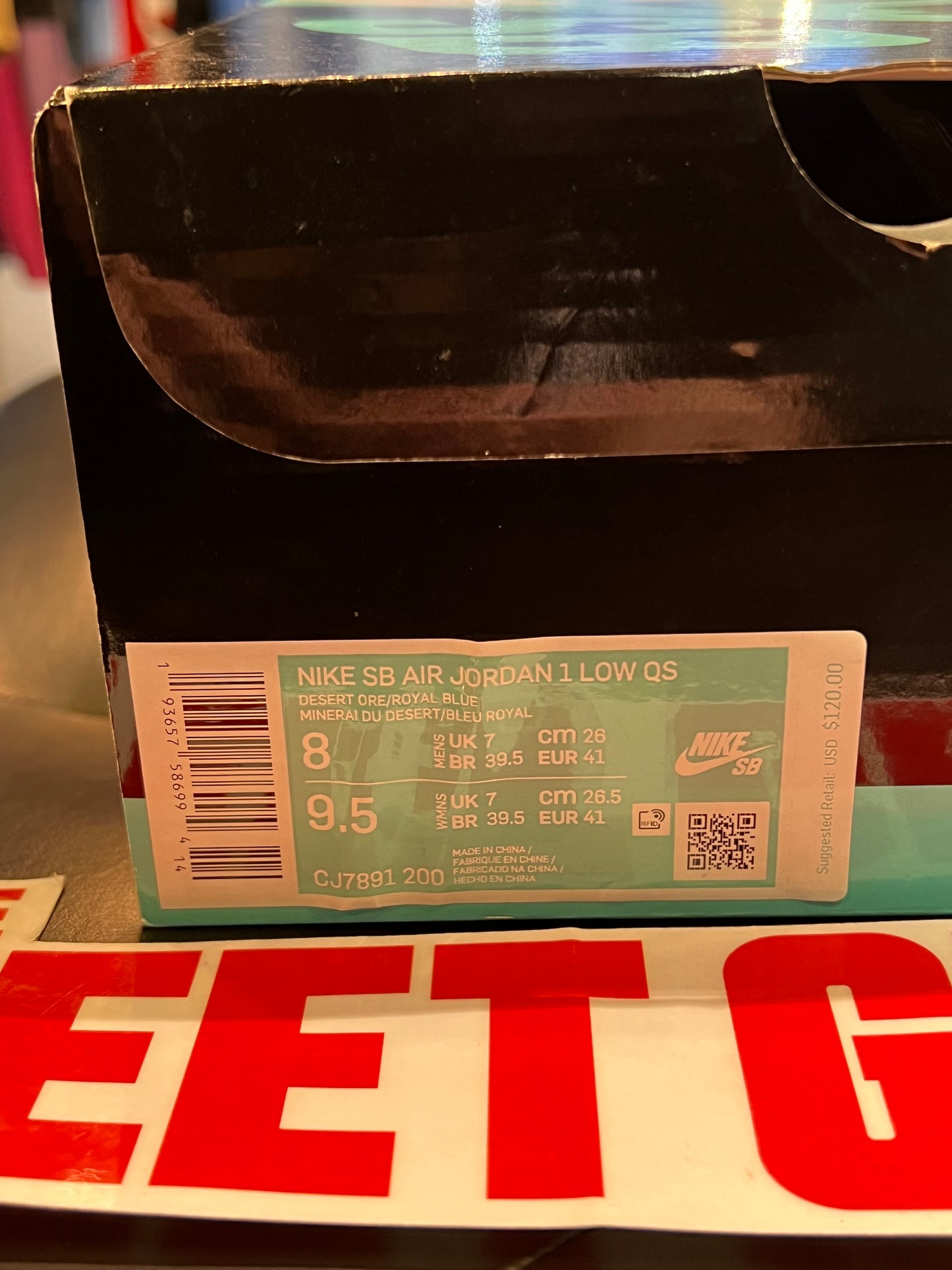 Men’s Air Jordan 1 Low SB Desert Ore Brand New