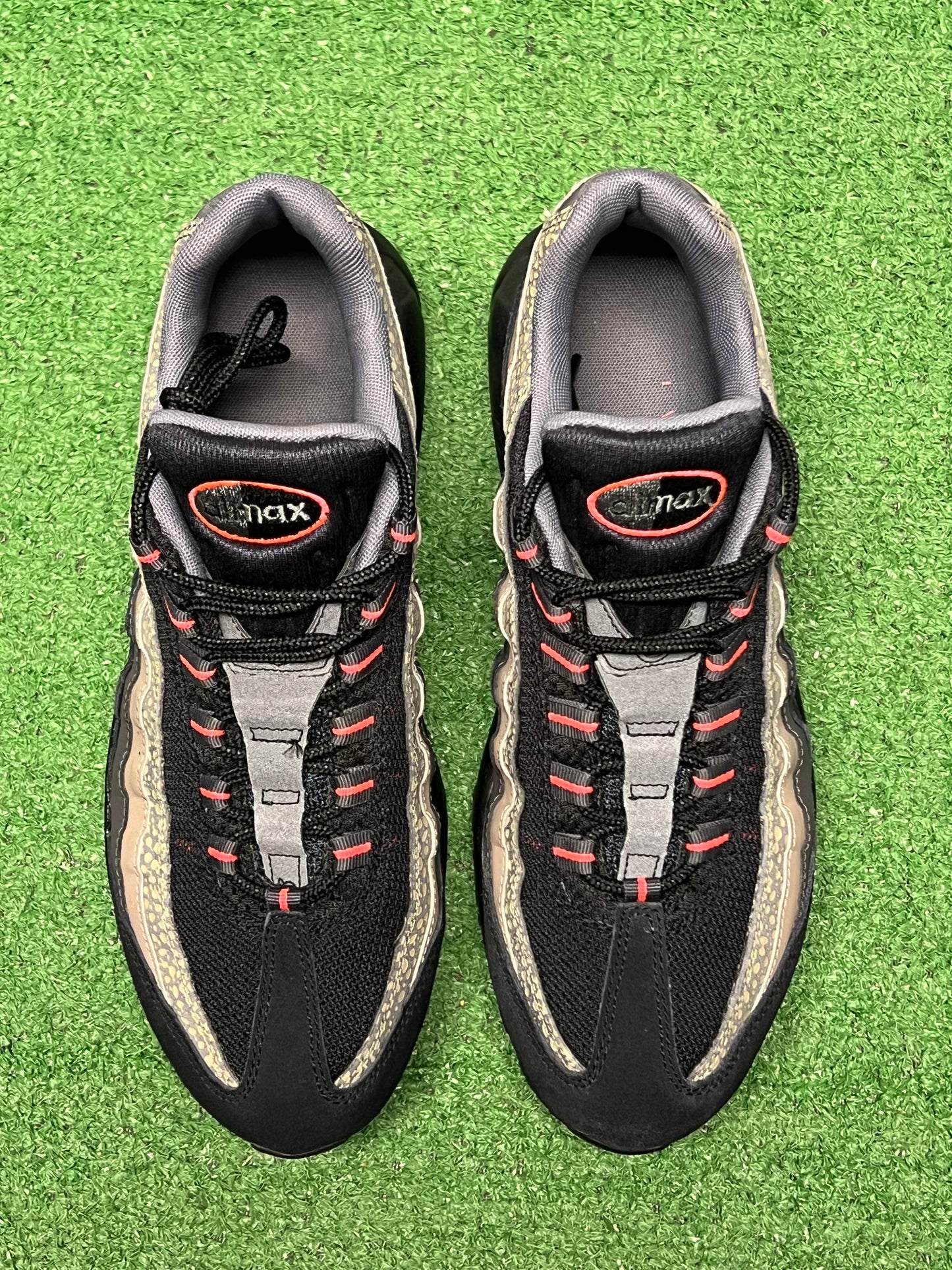 Men’s Air Max 95 Safari Black Ash Size 9.5