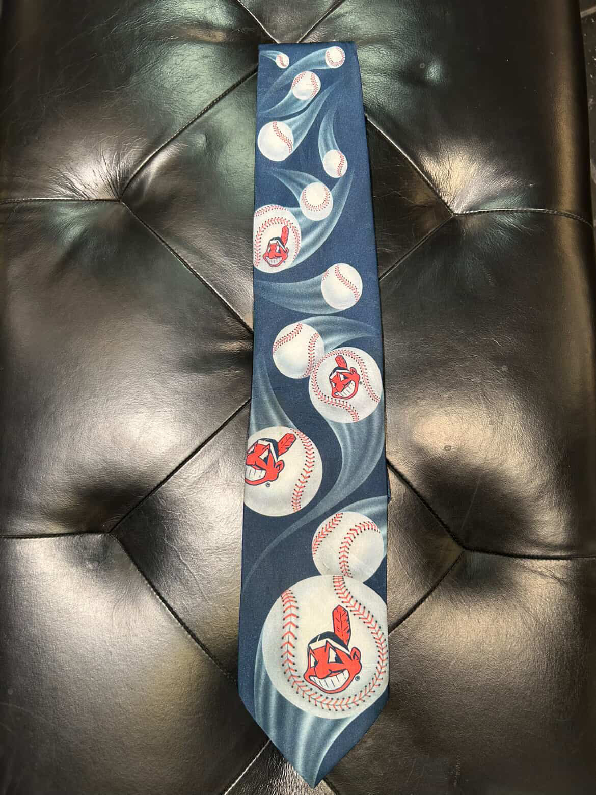 Cleveland Indians Baseball Tie