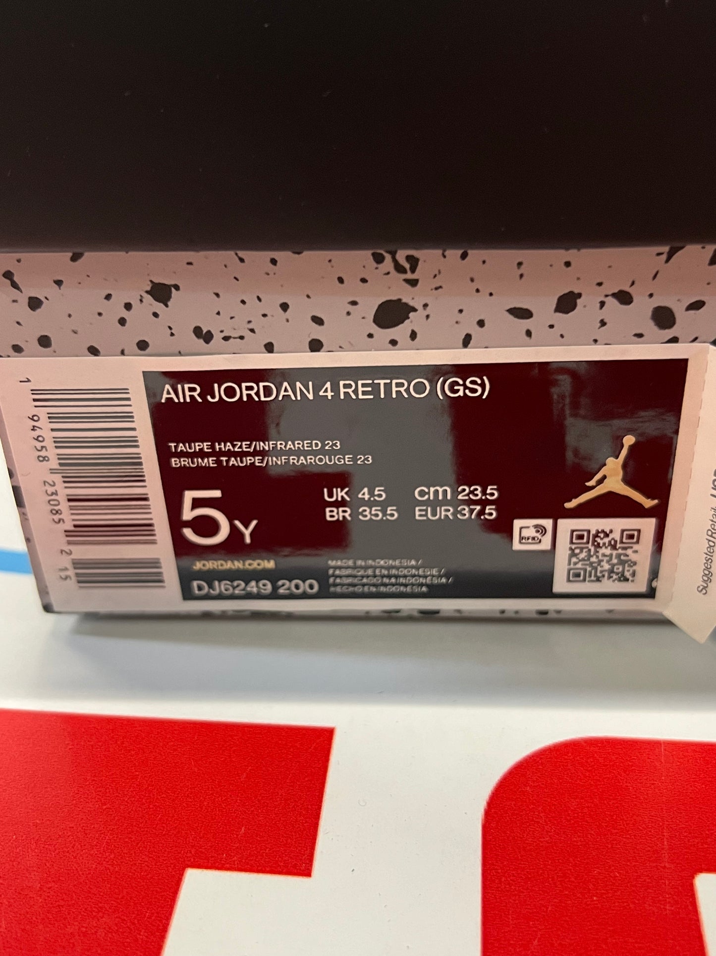 Gradeschool Air Jordan 4 Taupe Haze Brand New
