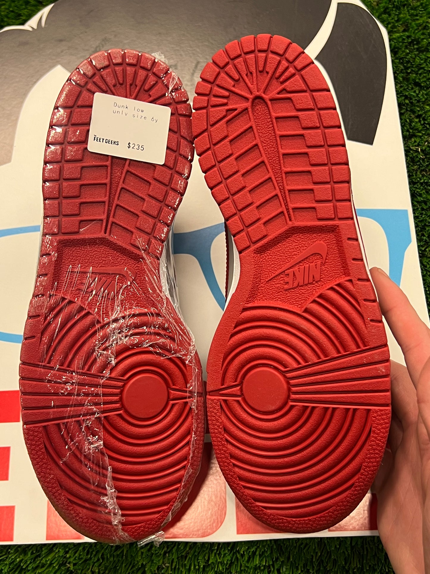 Gradeschool Nike Dunk Low UNLV Brand New