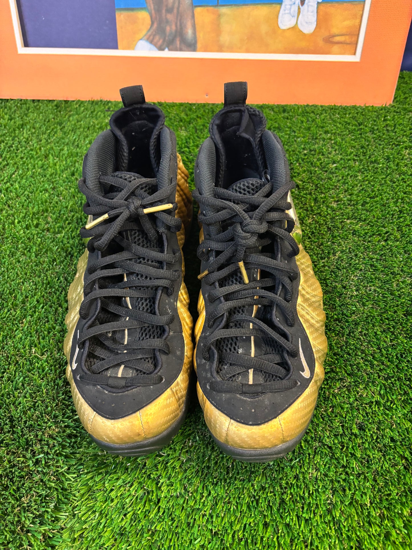 Nike Gold Foams Size 10.5 Mens $150