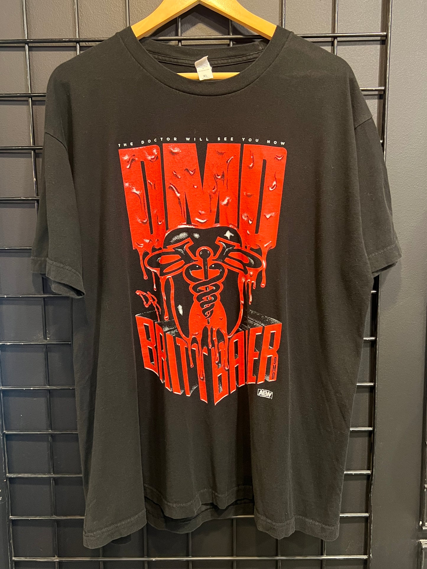 Men’s AEW Britt Baker Tee Size XL