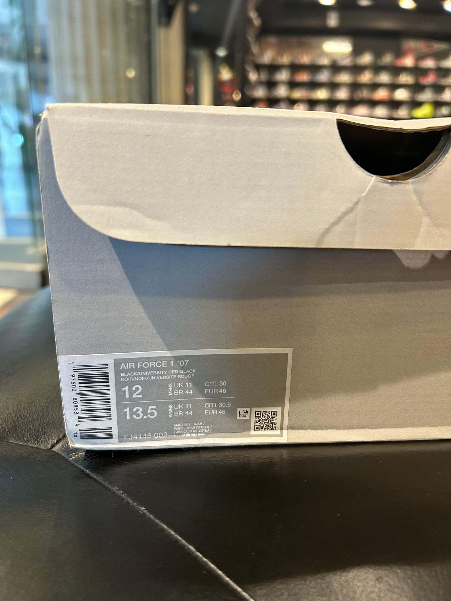 Nike Air Force 1 Low Bred Size 12 Men shoes