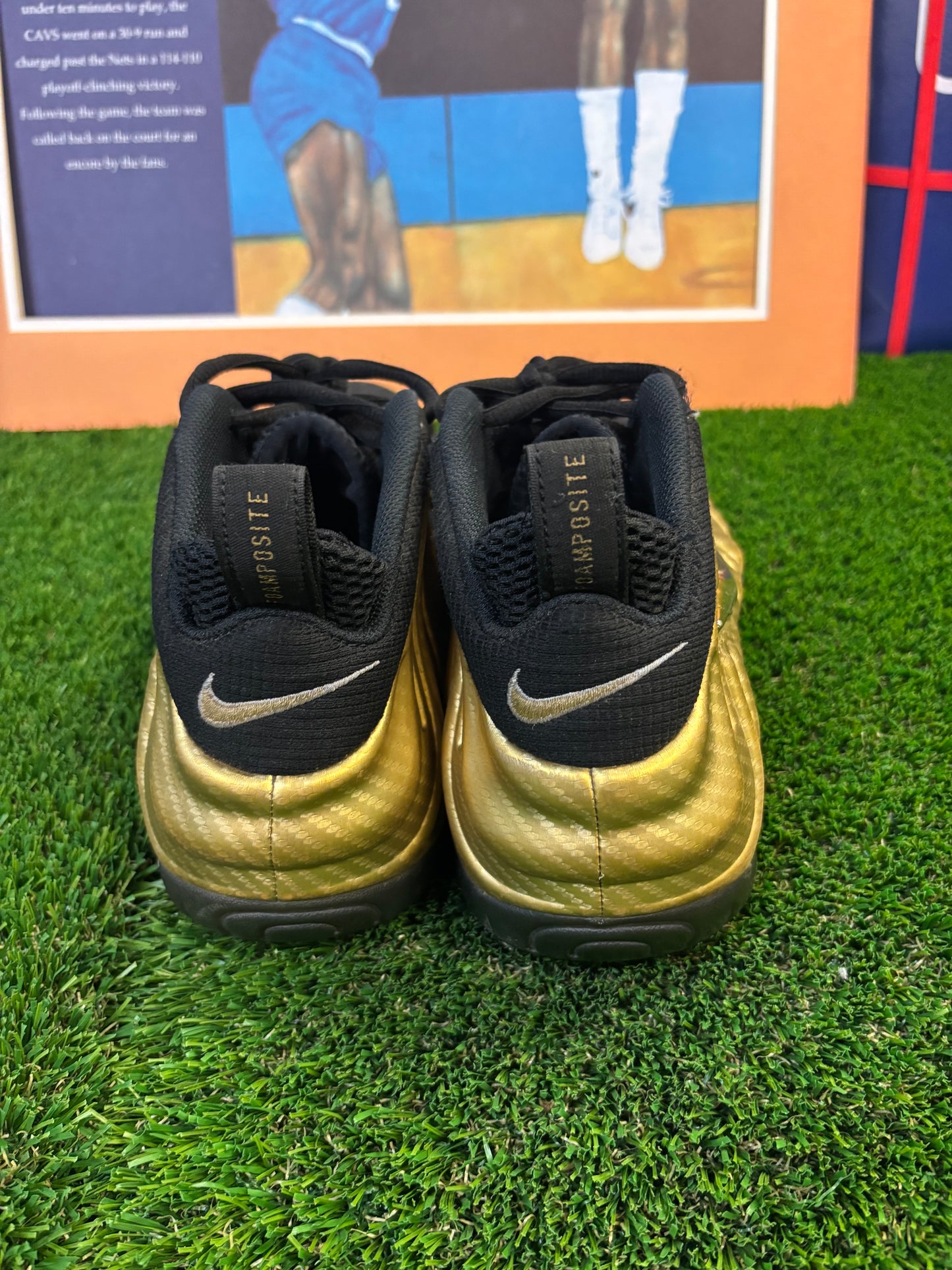 Nike Gold Foams Size 10.5 Mens $150