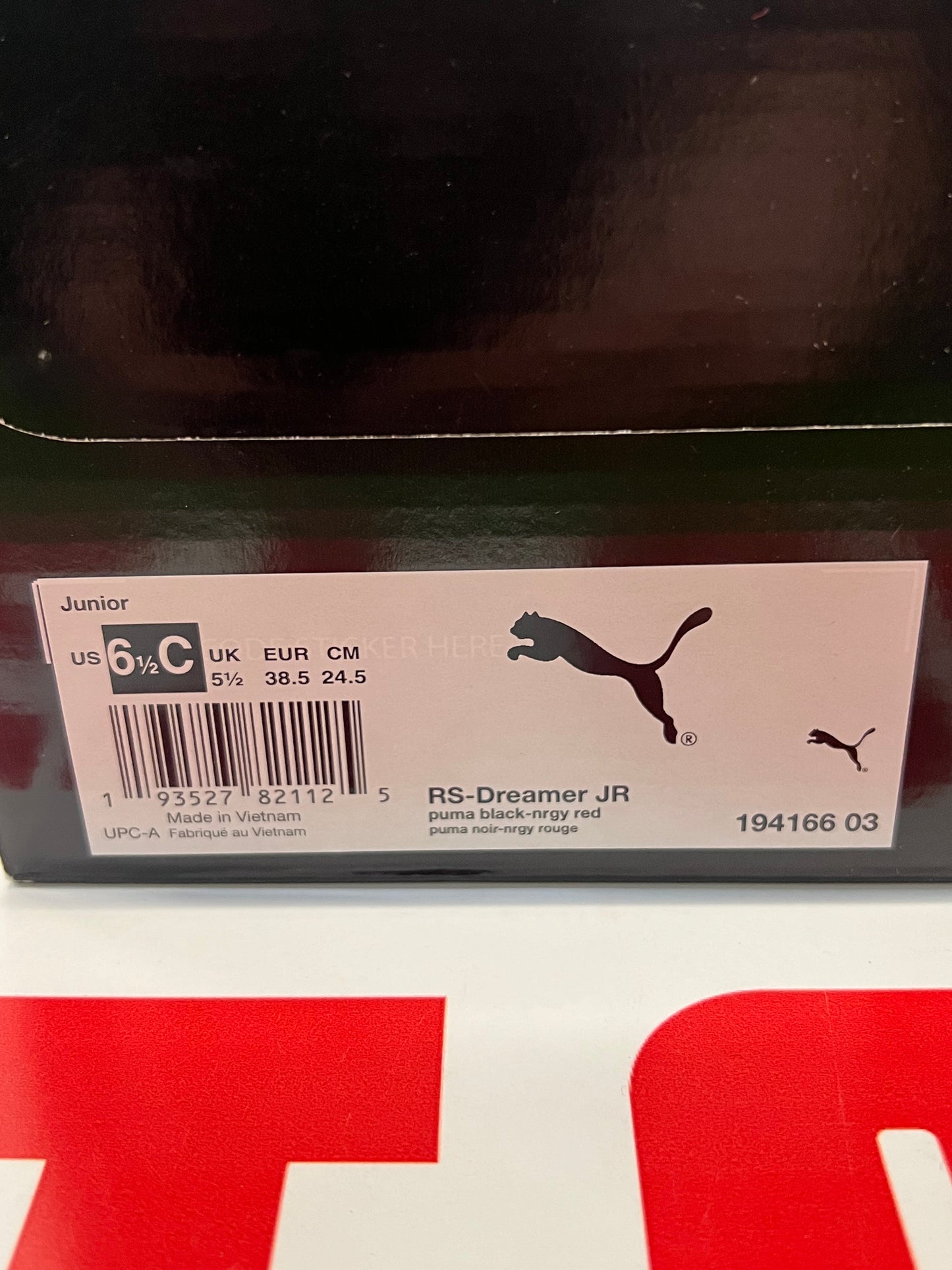 Gradeschool Puma RS Dreamer J Cole Brand New