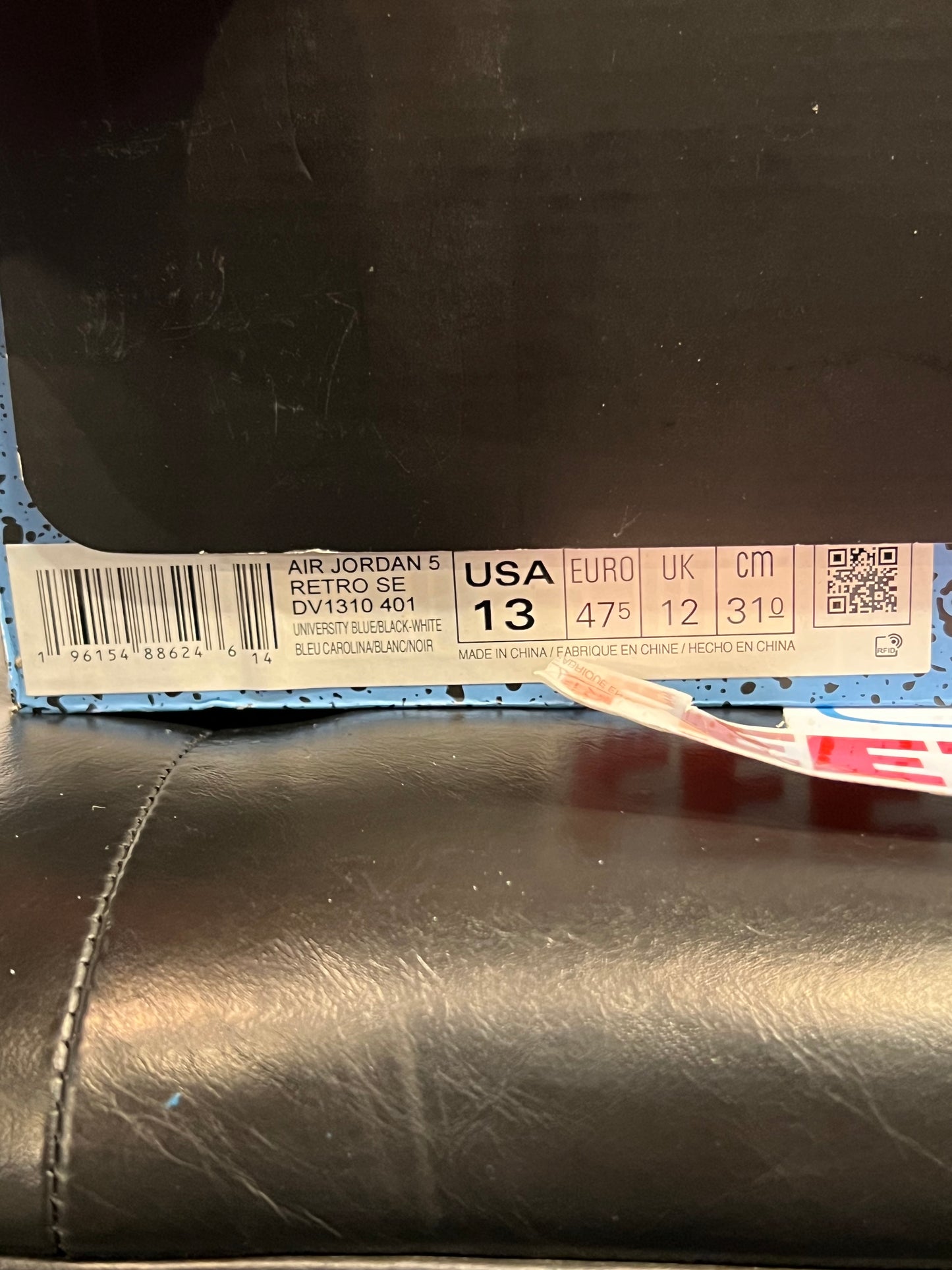 Men’s Air Jordan 5 UNC Size 13 Pre-Owned