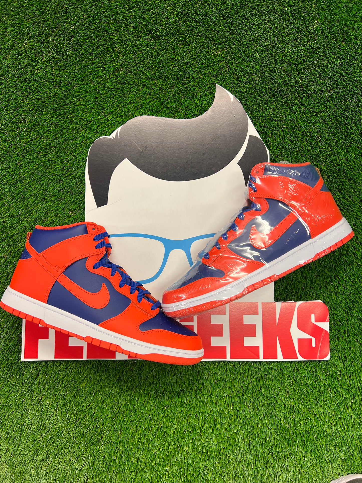 Men’s Nike Dunk High Knicks Brand New