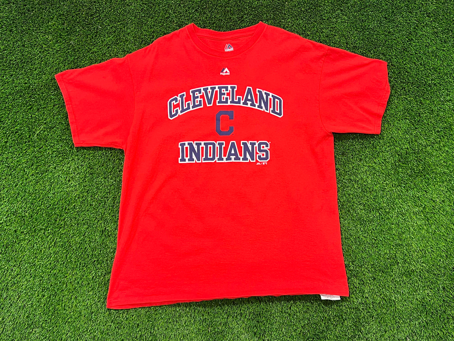 Men’s Majectic Cleveland Indians Tee Size XL