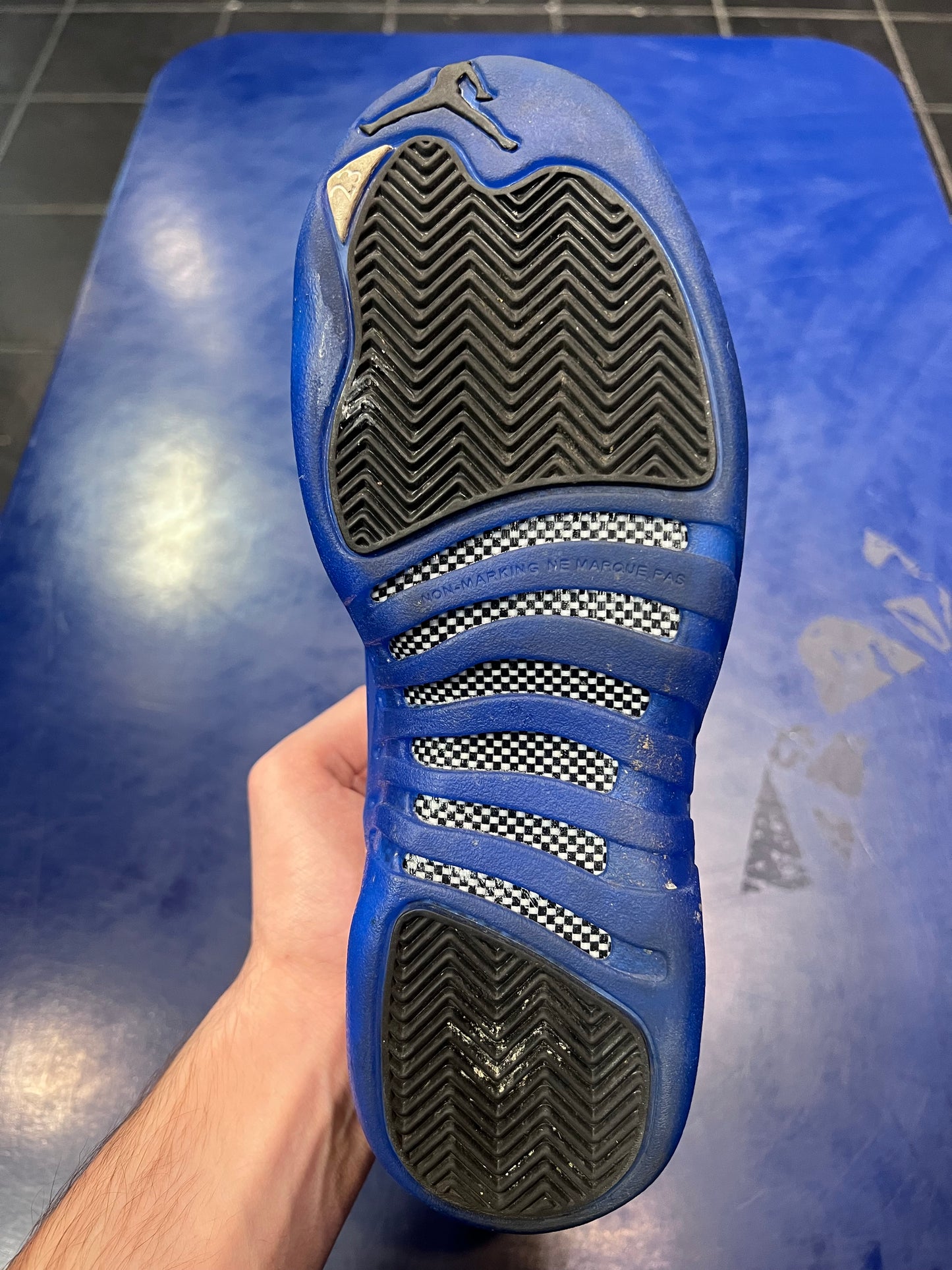 Gradeschool Air Jordan 12 Blueberry Size 5.5y