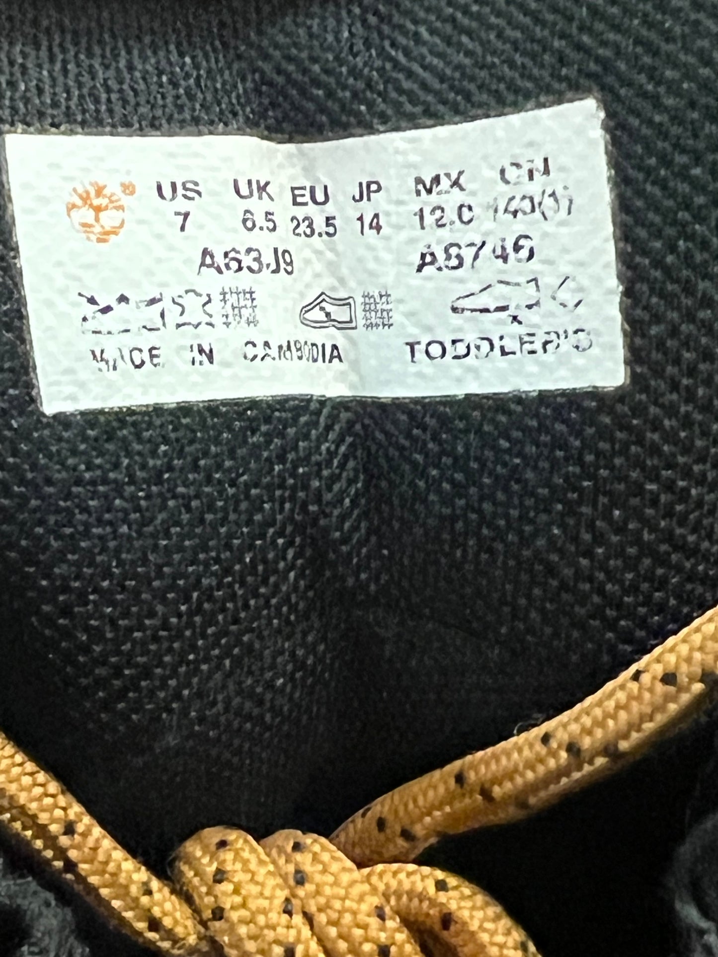 Kids Timberland Boots Size 7c