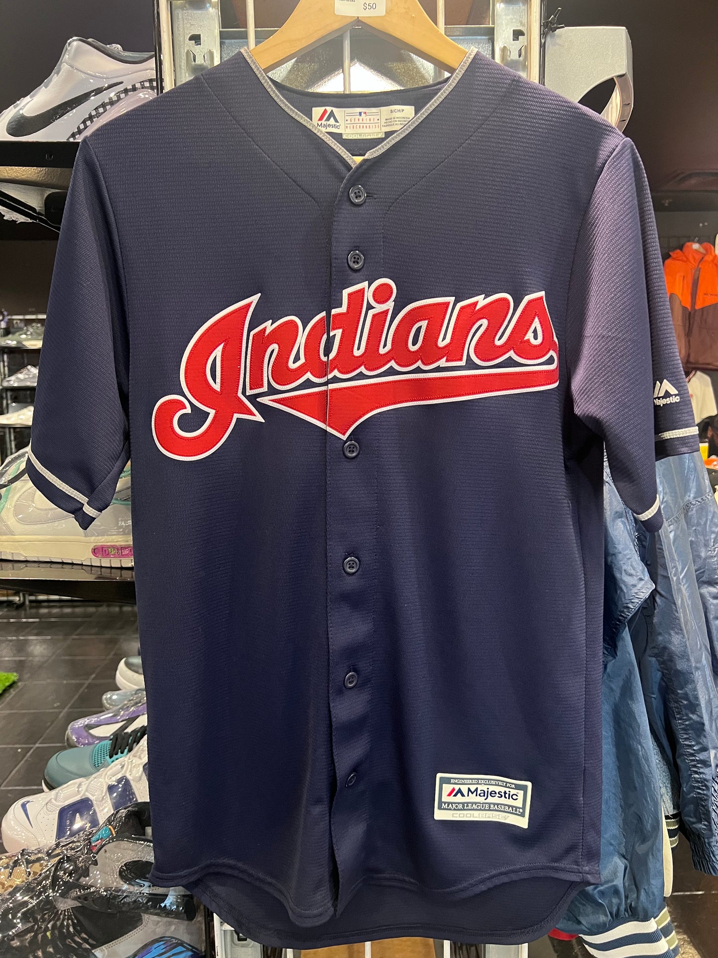 Majestic Cleveland Indians Jersey Size S