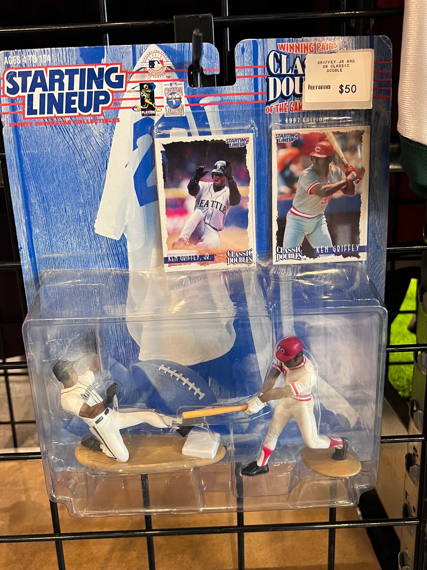 1997 Starting Lineup Ken Griffey Jr & Sr