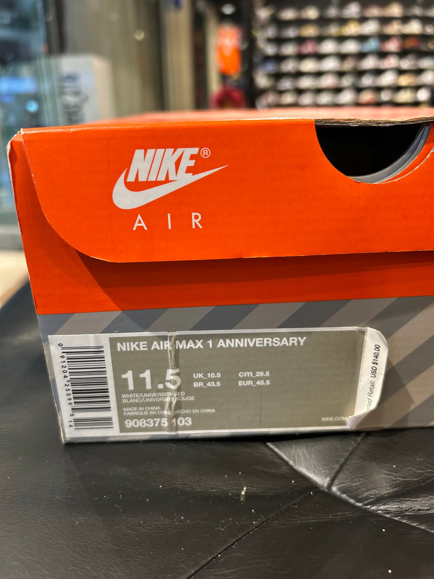 Nike Air Max 1 Anniversary Red Size 11.5