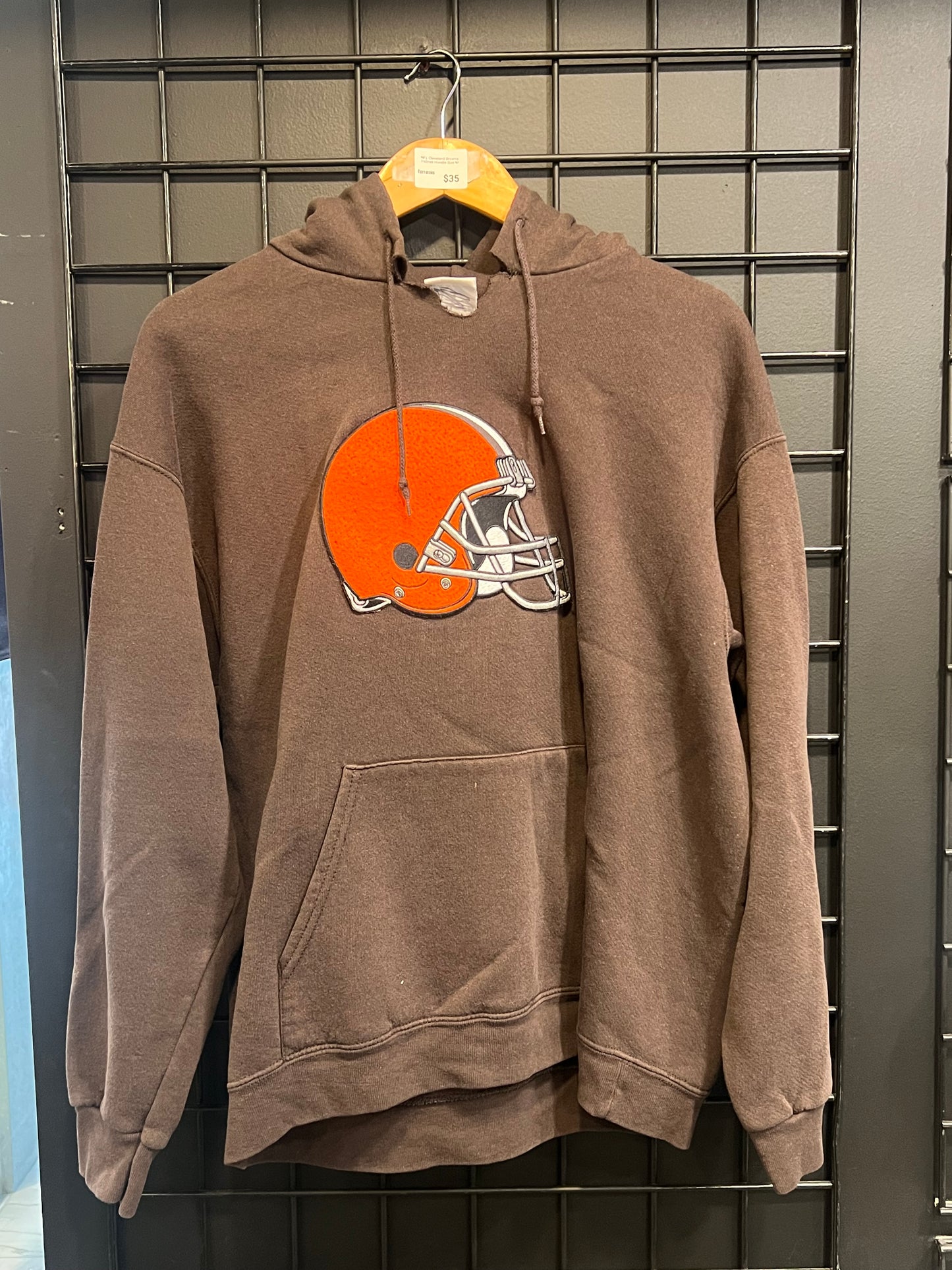 NFL Cleveland Browns Helmet Hoodie Size M