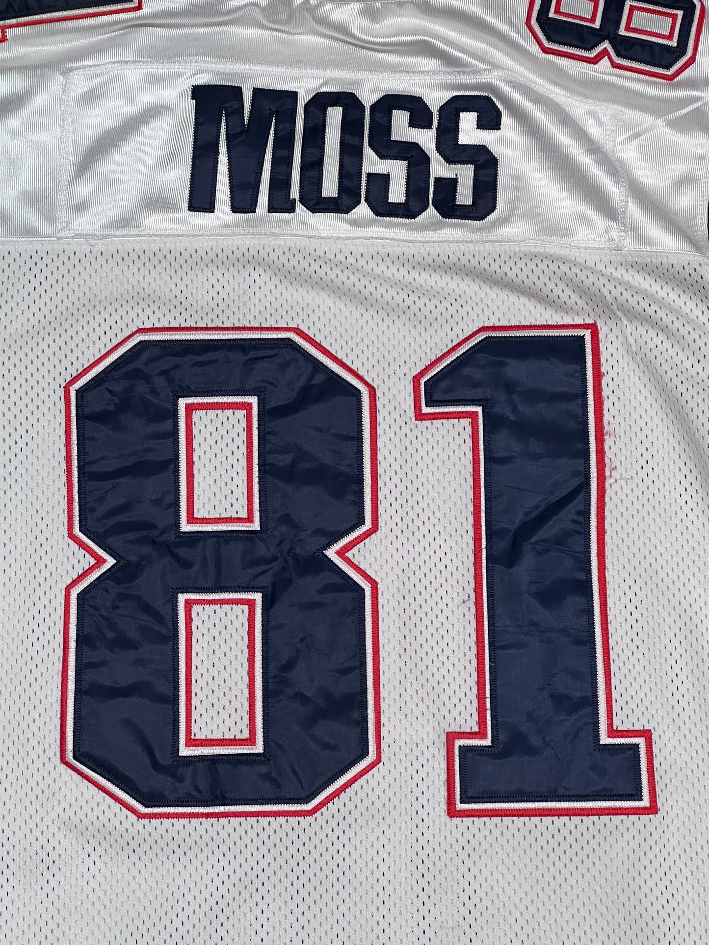 Patriots Randy Moss Jersey White Size XL