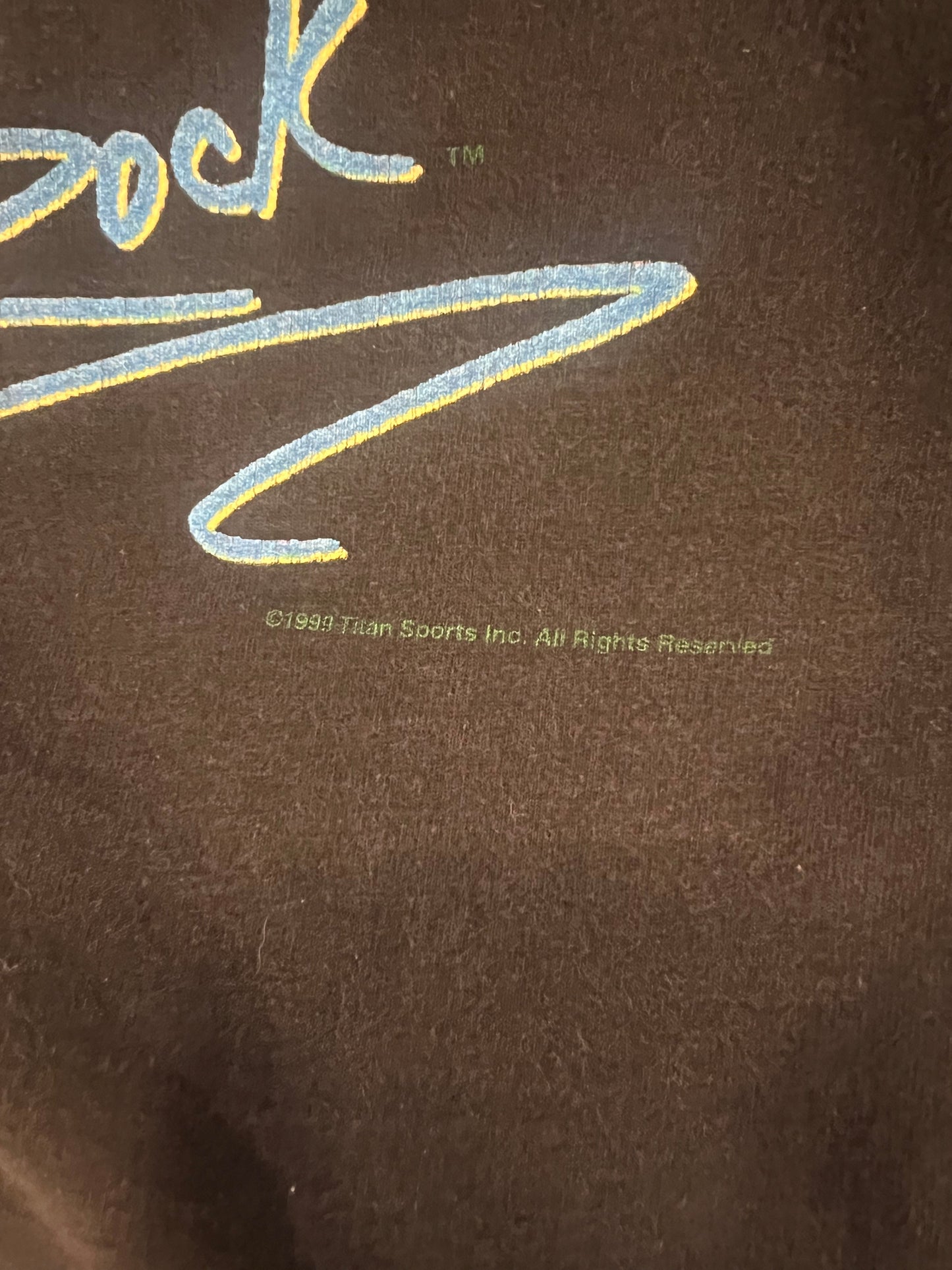 Vintage The Rock Know Your Role Tee