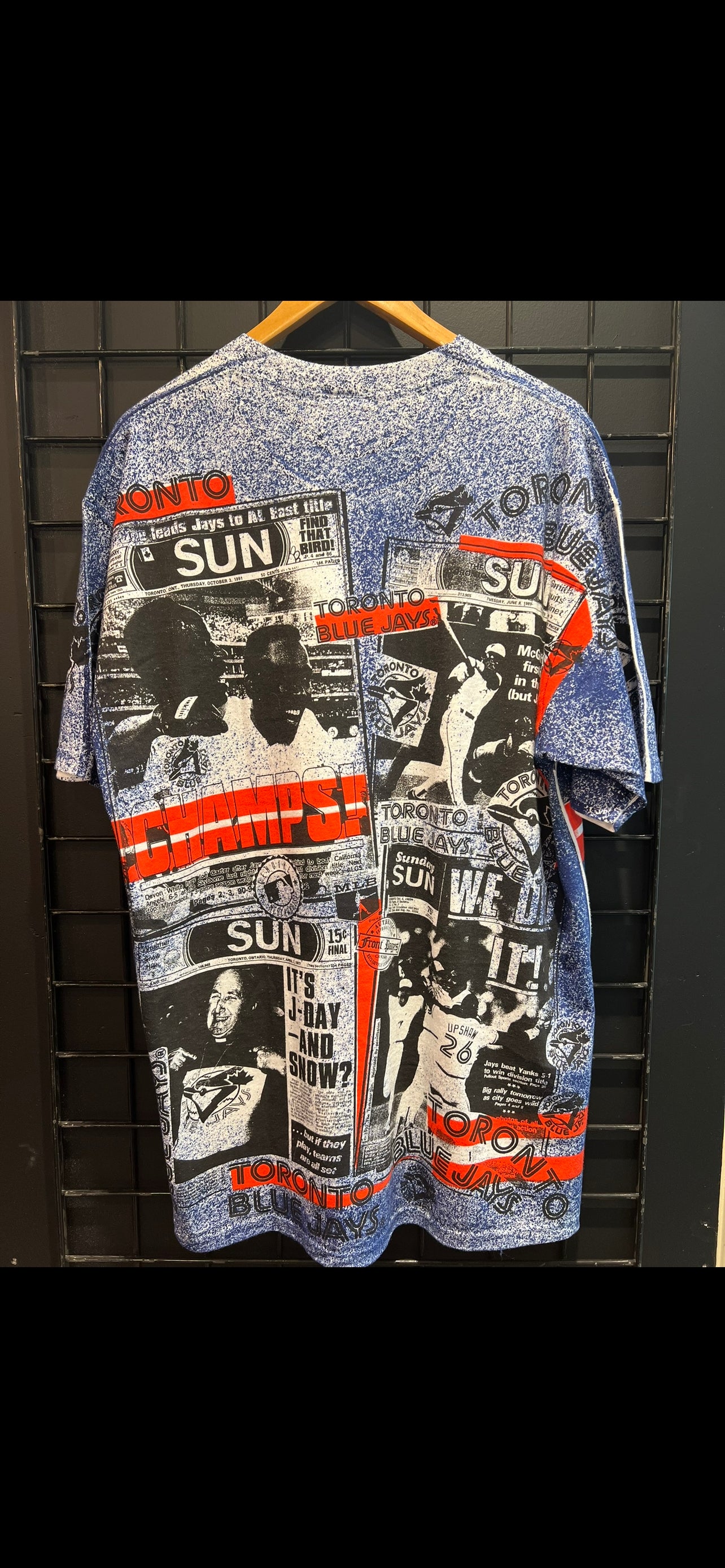 Blue Jays Newspaper Tee Brand New