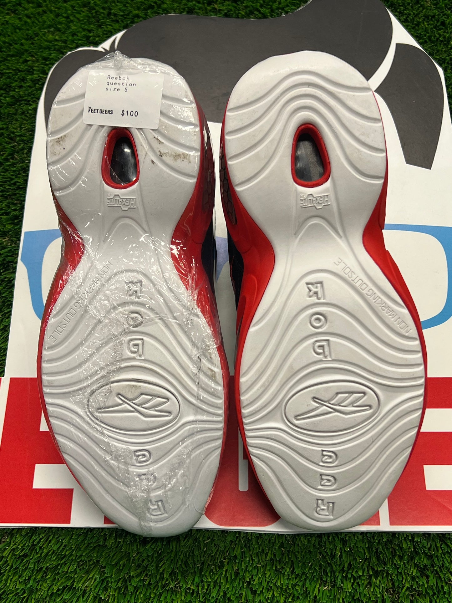 Gradeschool Reebok Question Brand New