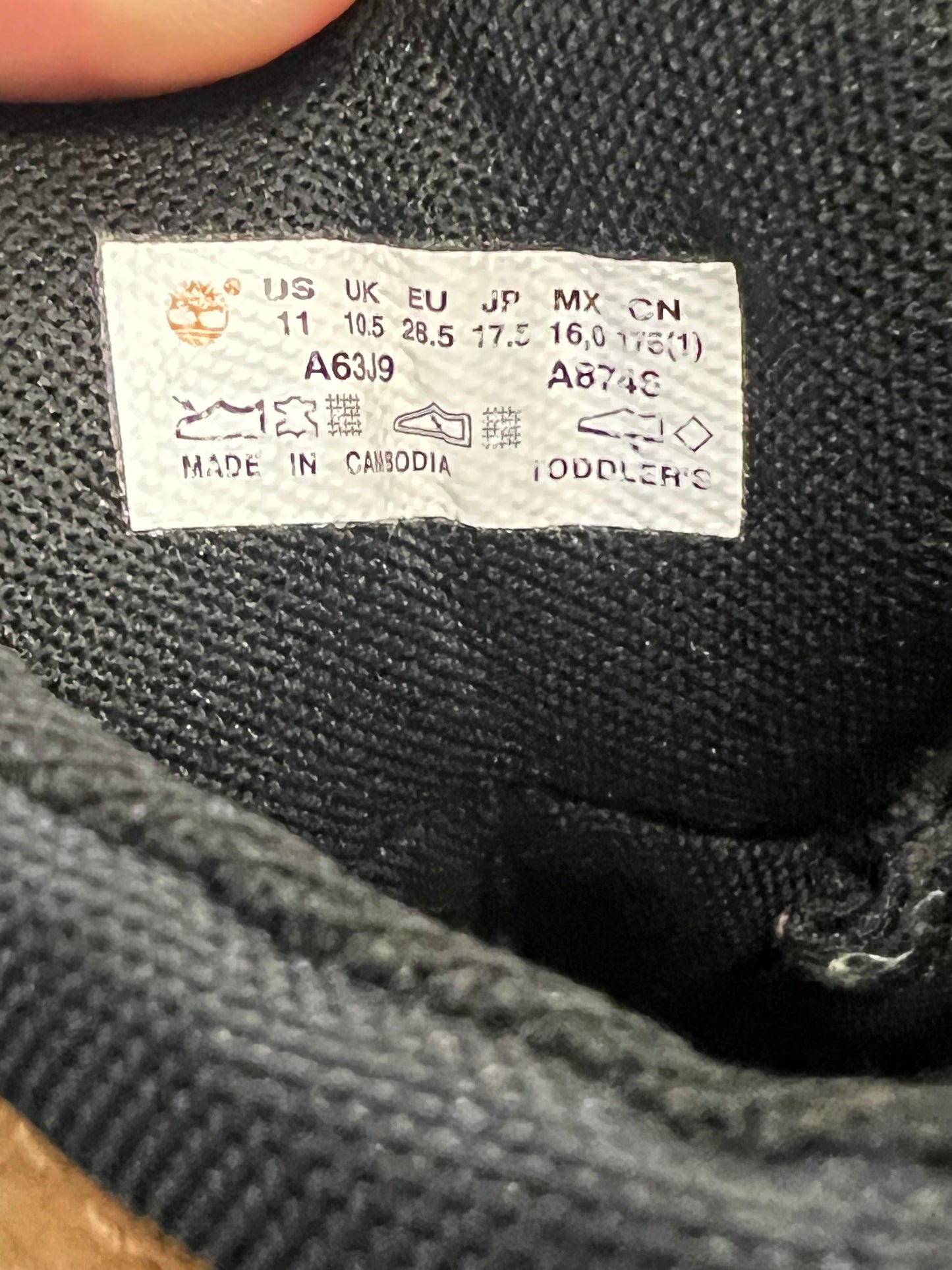 Kids Timberland Boots Size 11c