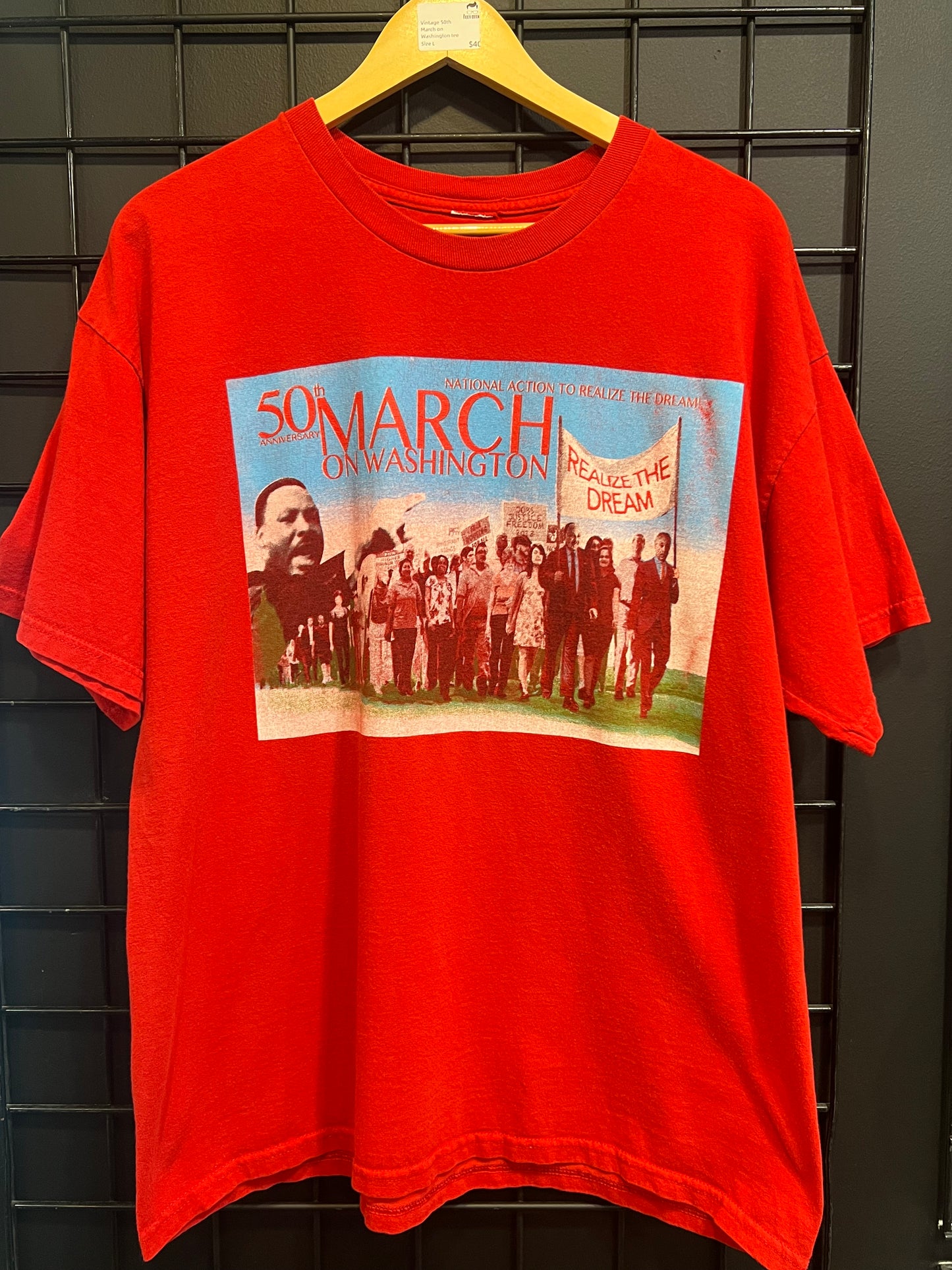Vintage 50th March on Washington Size L