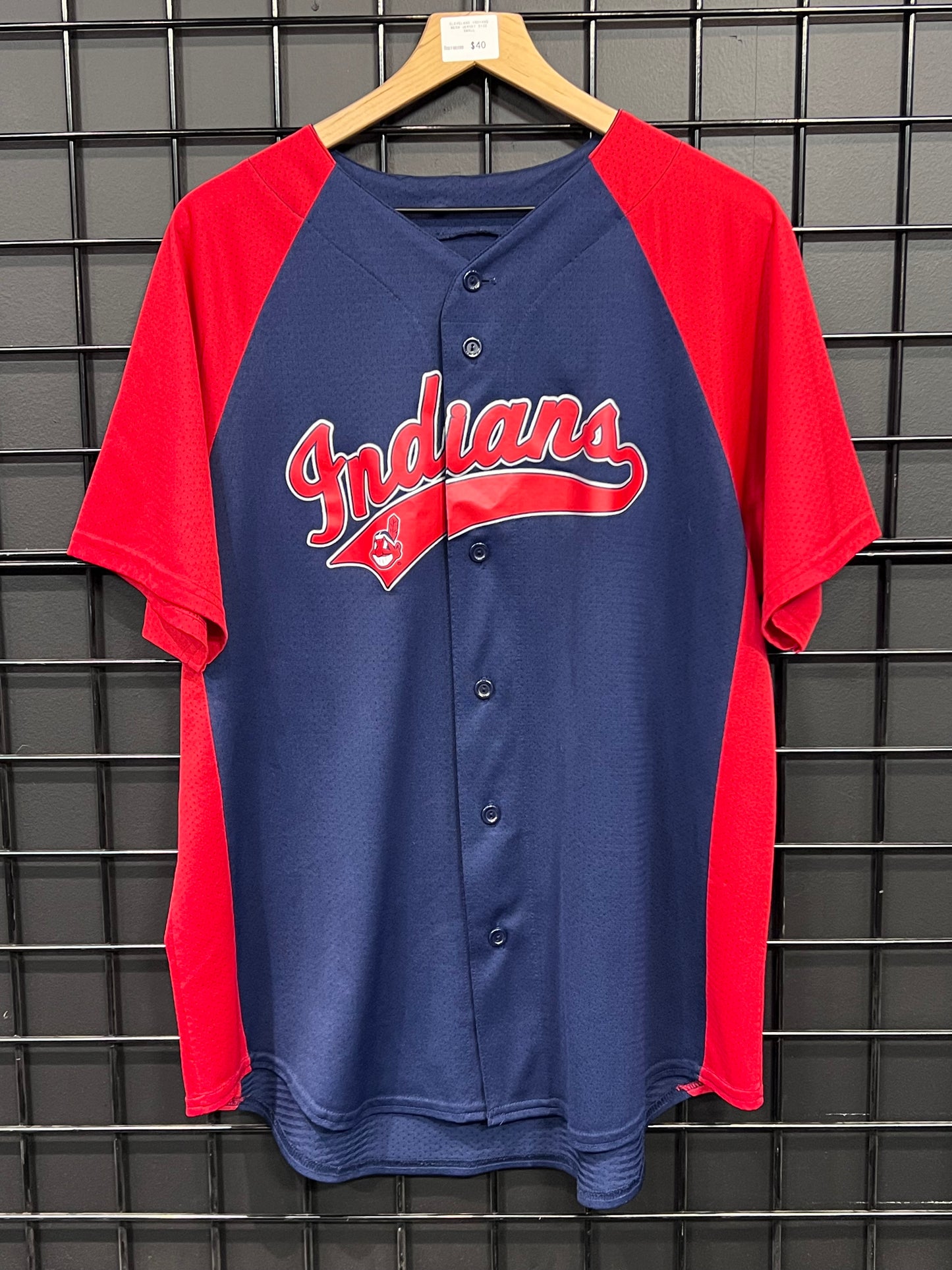 Cleveland Indians Mesh Jersey Size S