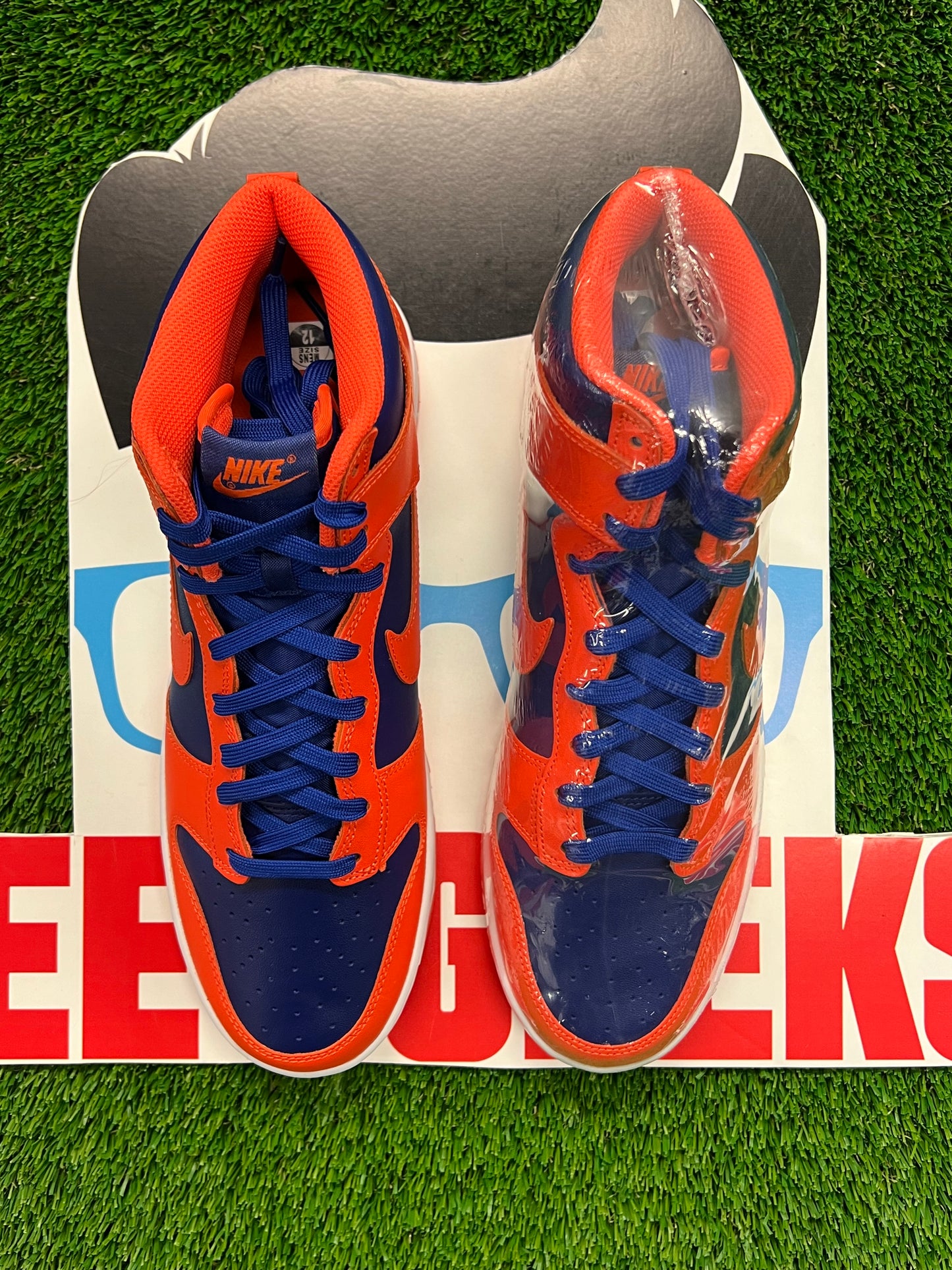 Men’s Nike Dunk High Knicks Brand New