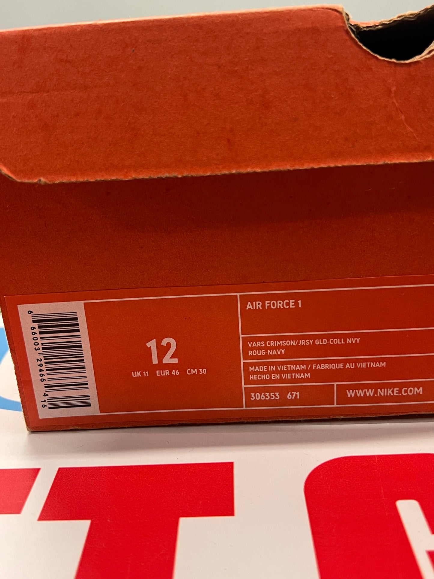 Men’s Nike Air Force 1 LeBron 2003 Cavs Brand New