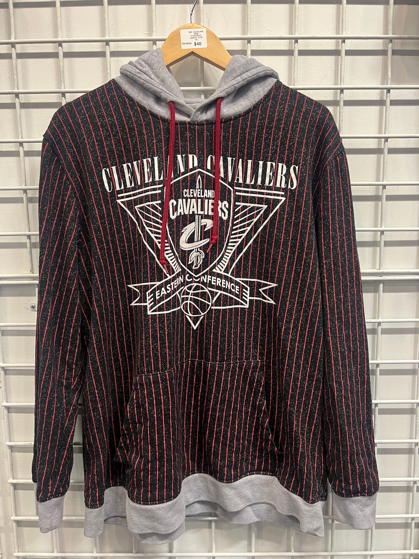 Men’s Cavs Pinstripe Hoodie